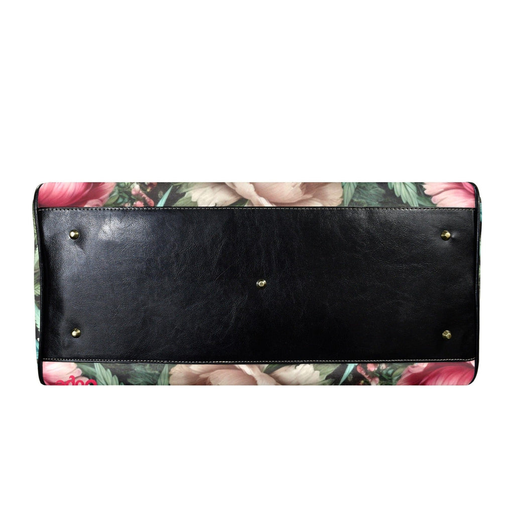 Peony & Pot XL Lux Bag - Leathery Leather Travel Bag-Large (Short Patch) (1735)