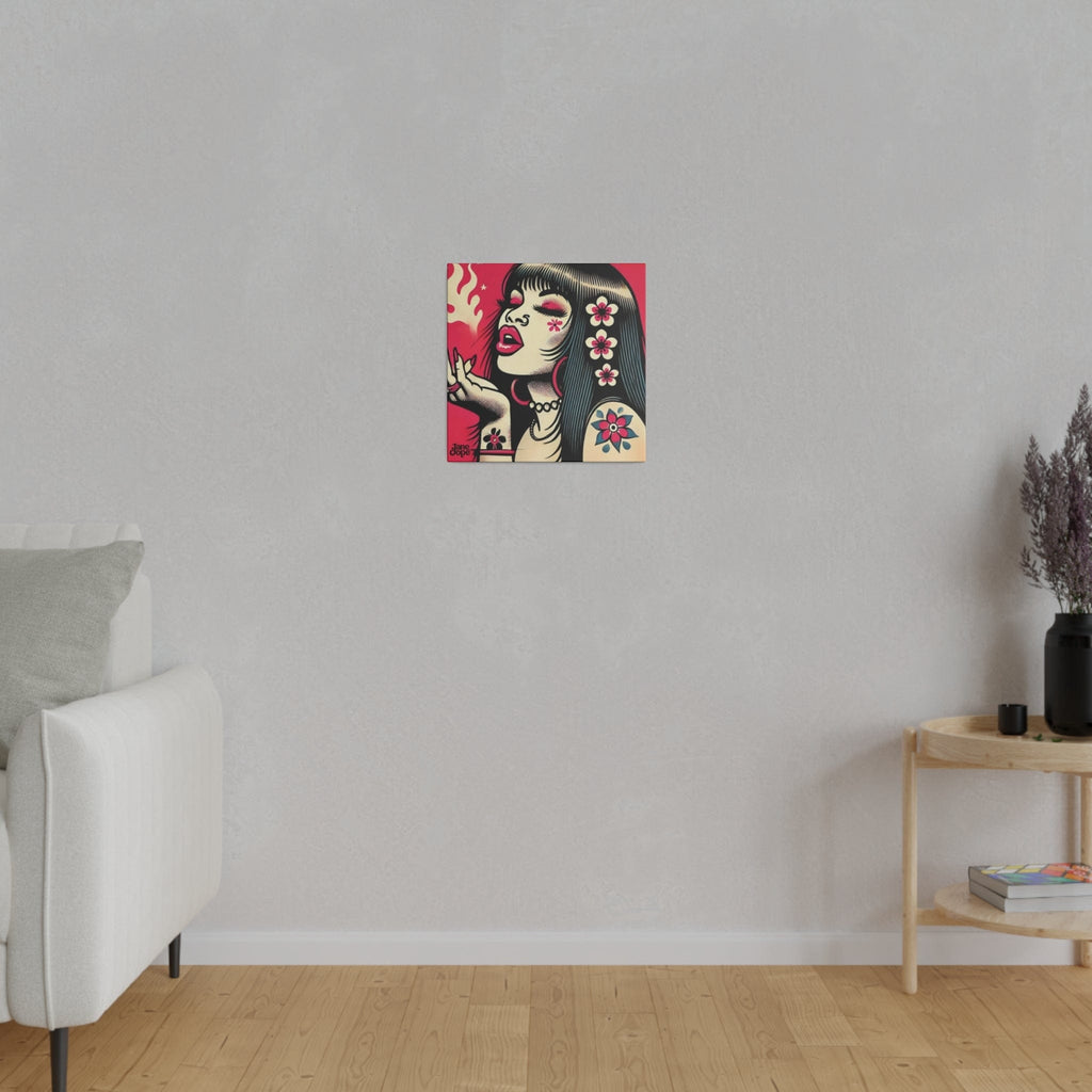 Pink Diesel on Stretched Canvas Canvas