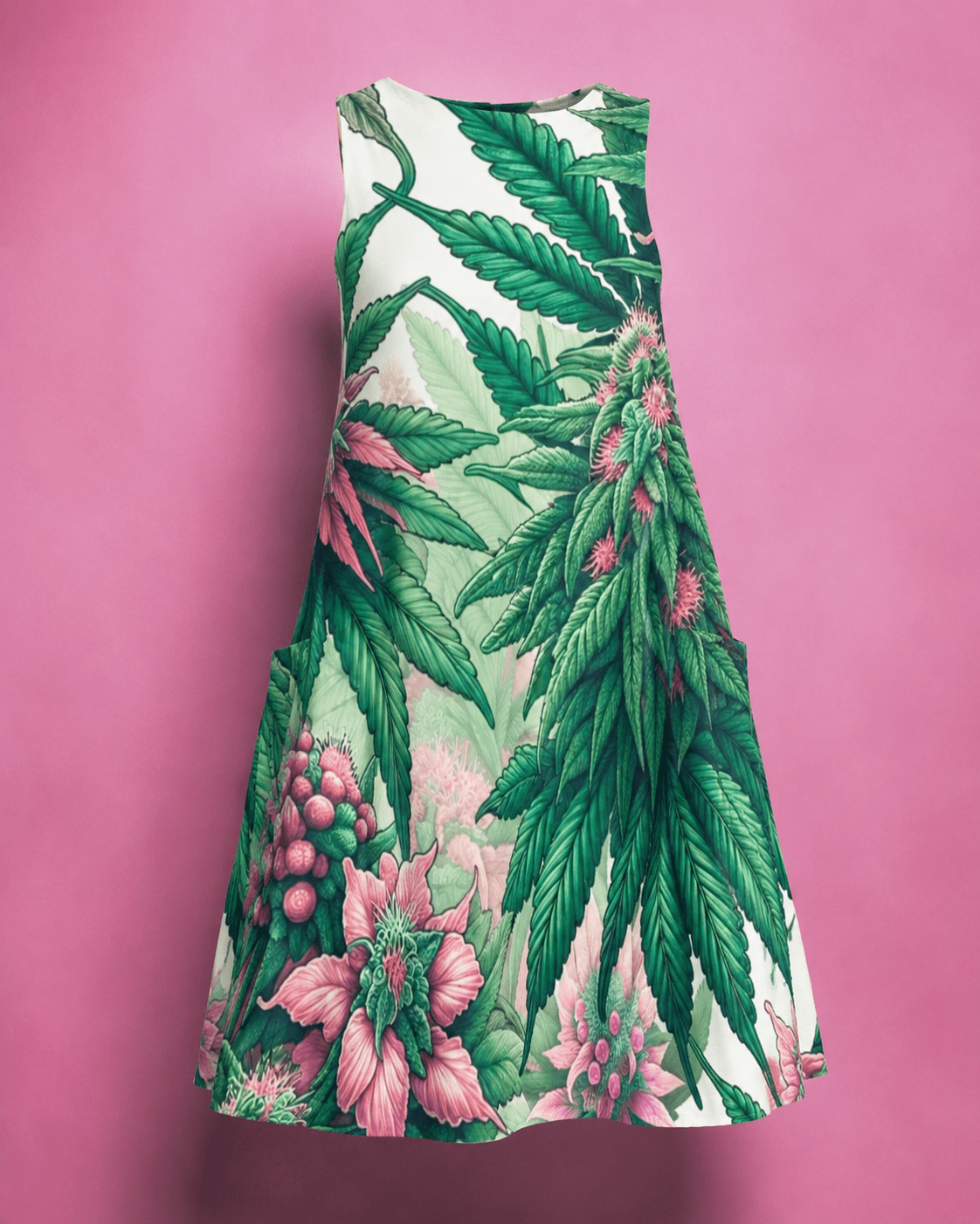 Pink Haze A-Line Pocket Dress e-joyer