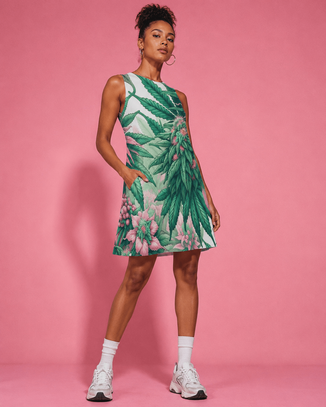 Pink Haze A-Line Pocket Dress 