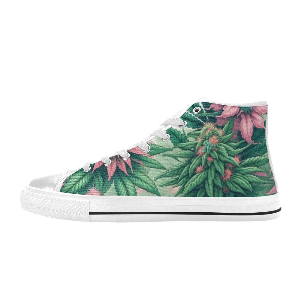 Pink Haze Classic High Tops Women's High Top Canvas Shoes (017)