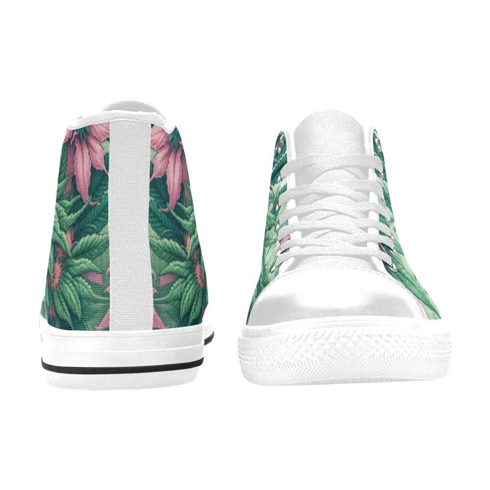 Pink Haze Classic High Tops Women's High Top Canvas Shoes (017)