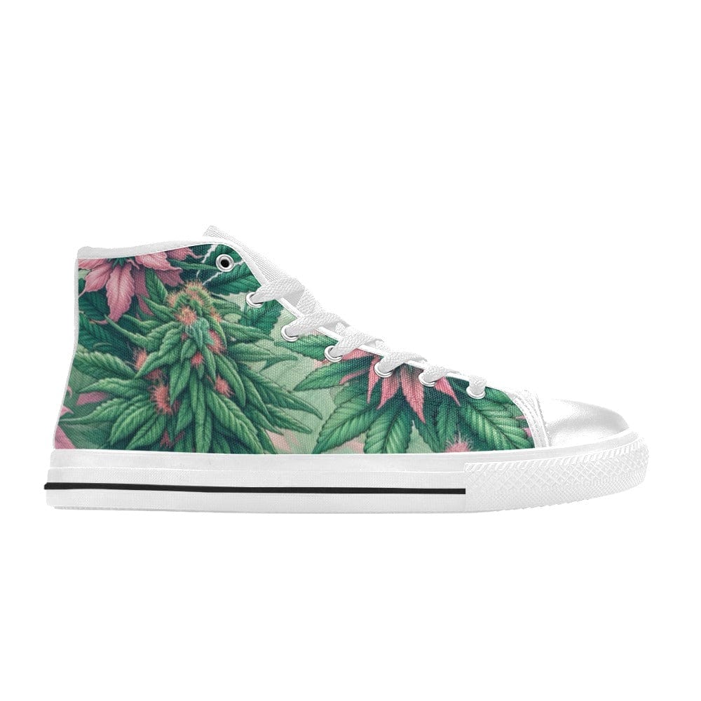 Pink Haze Classic High Tops Women's High Top Canvas Shoes (017)