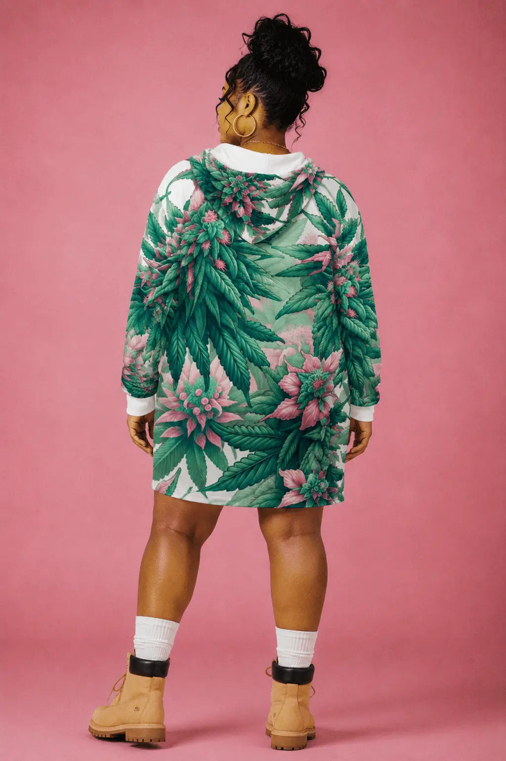 Pink Haze Hoodie Mini Dress