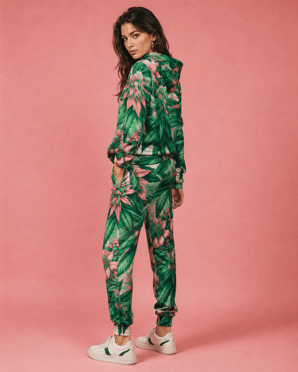 Pink Haze Hoodie X Sweatpants Set Artsadd