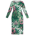 Pink Haze Long Sleeve Bodycon Dress Pink Haze