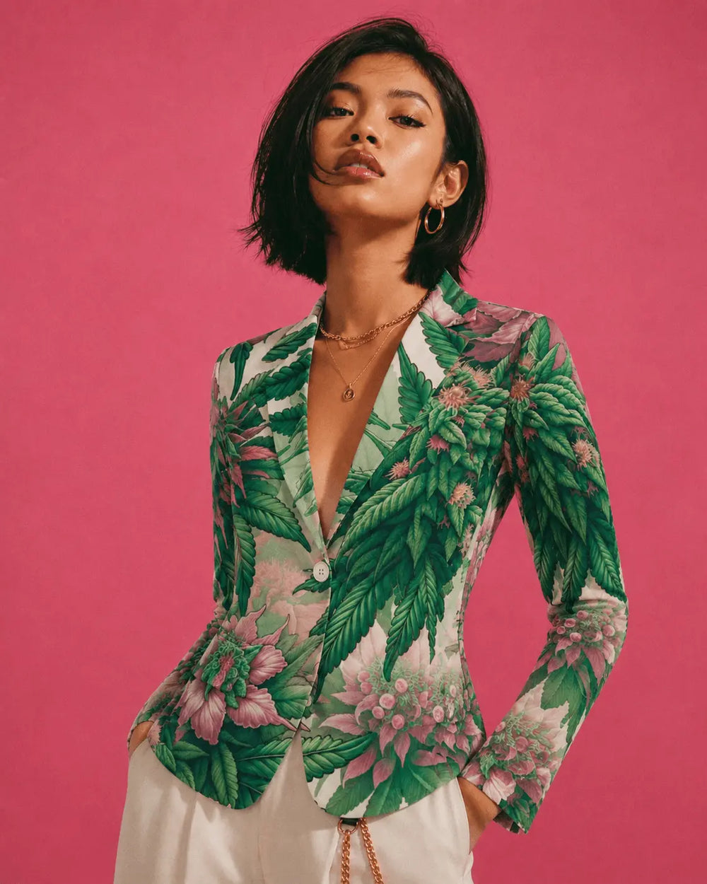 Pink Haze Shirt Blazer