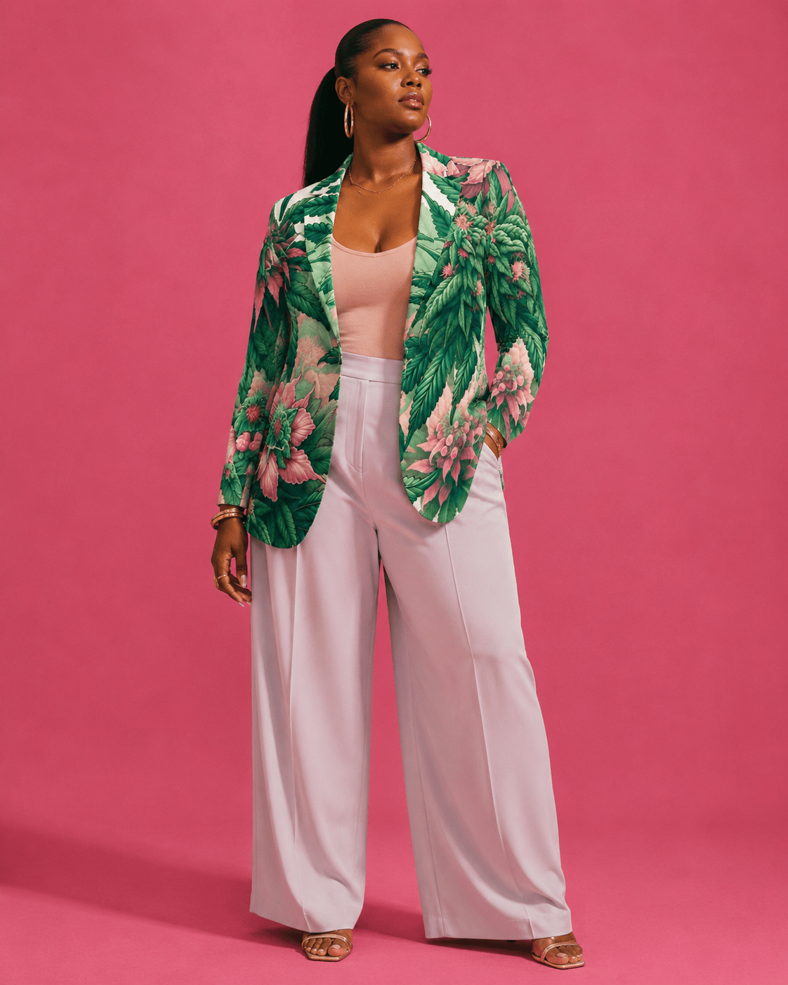 Pink Haze SHIRT JACKET Artsadd