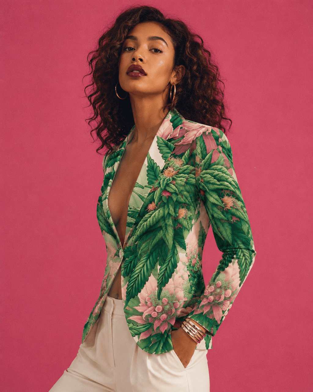 Pink Haze SHIRT JACKET Artsadd