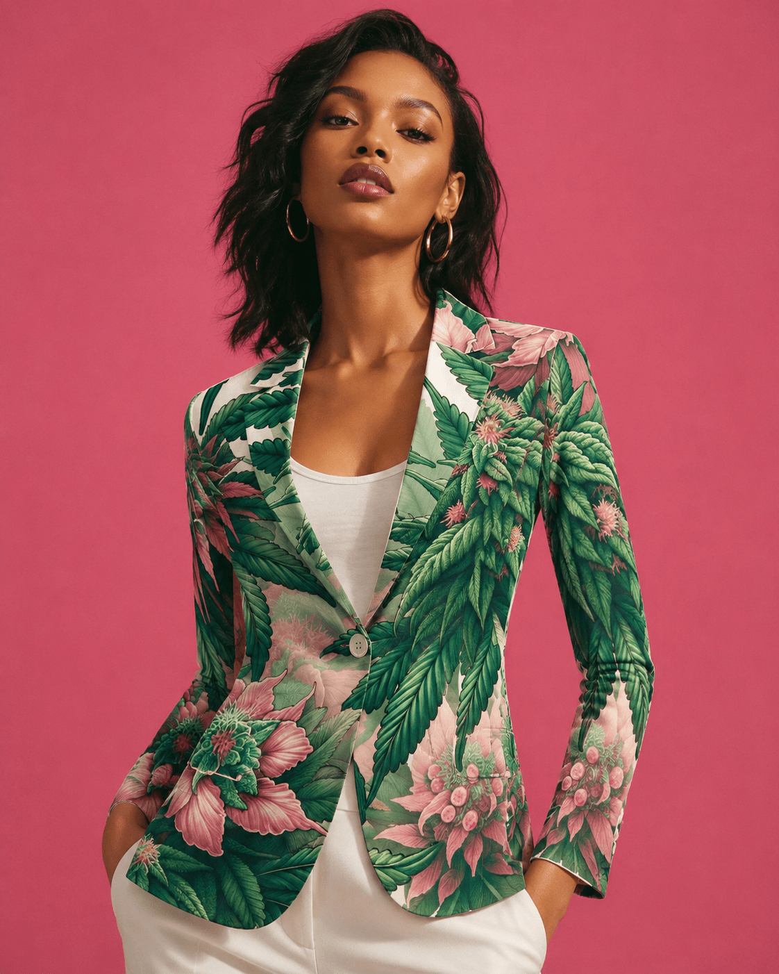 Pink Haze SHIRT JACKET Artsadd