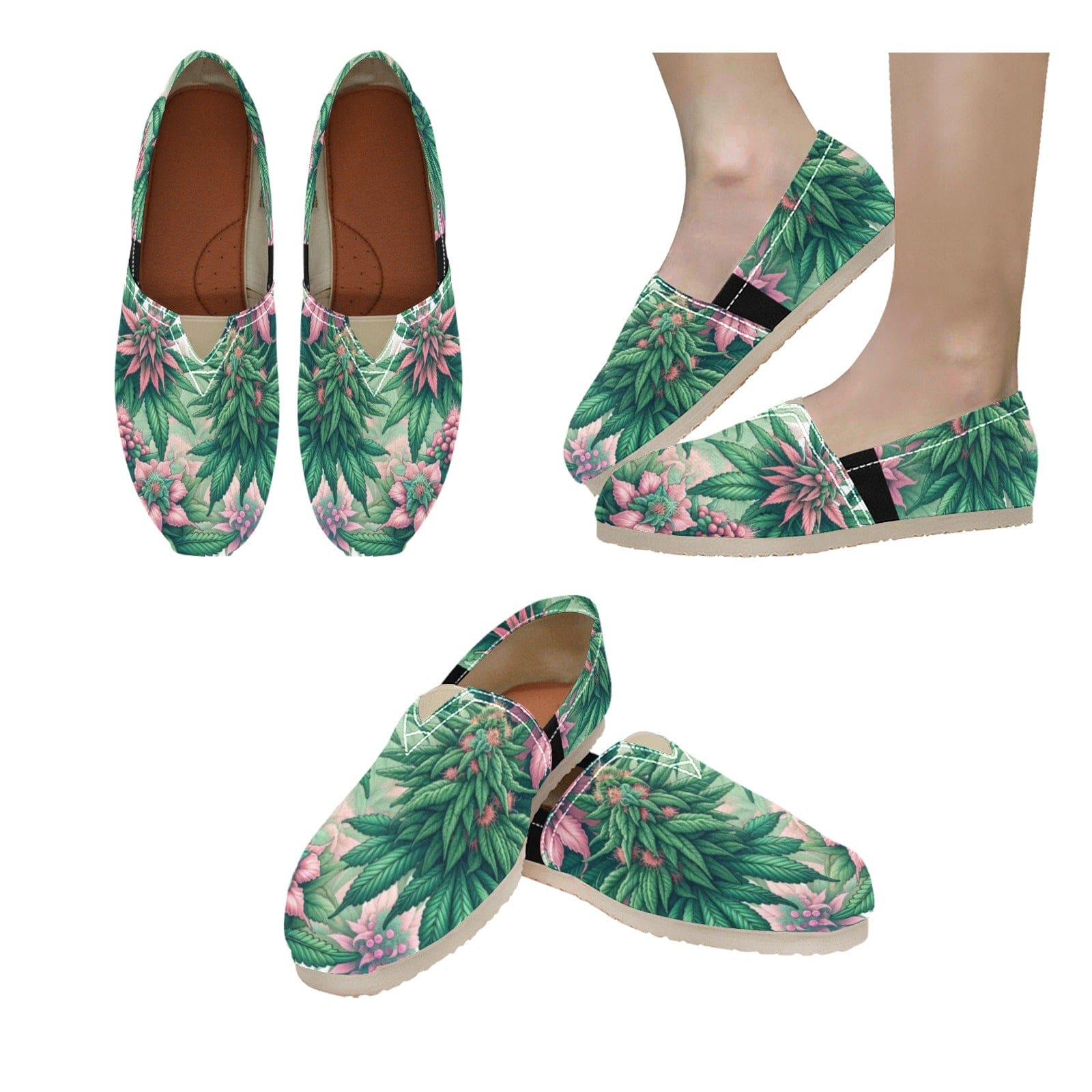 Pink Haze Slips Women's Classic Canvas Slip-On (1206)