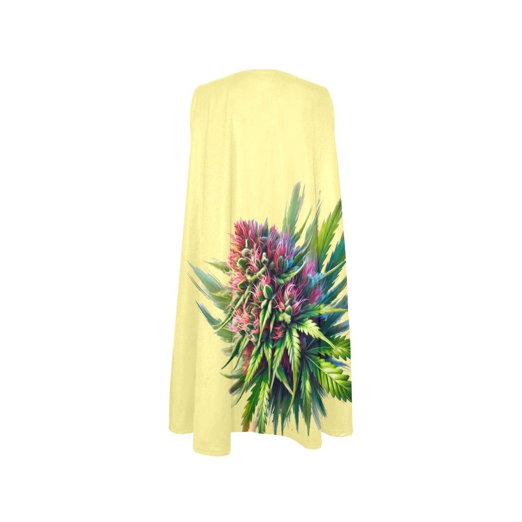 Pink Kush Sleeveless A-Line Pocket Dress Sleeveless A-Line Pocket Dress (D57)
