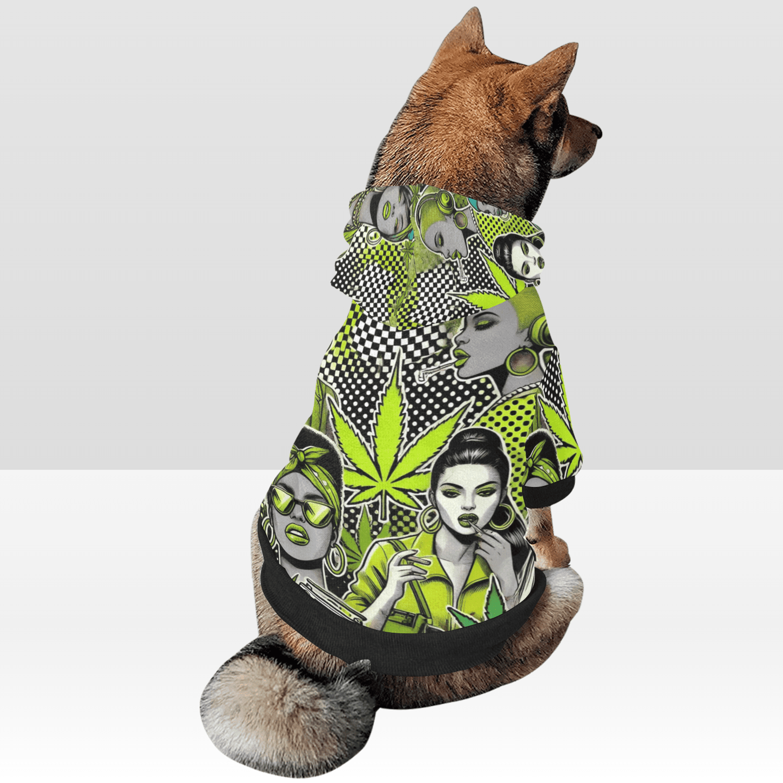 Poochie Hoodie Pet Dog Round Neck Shirt
