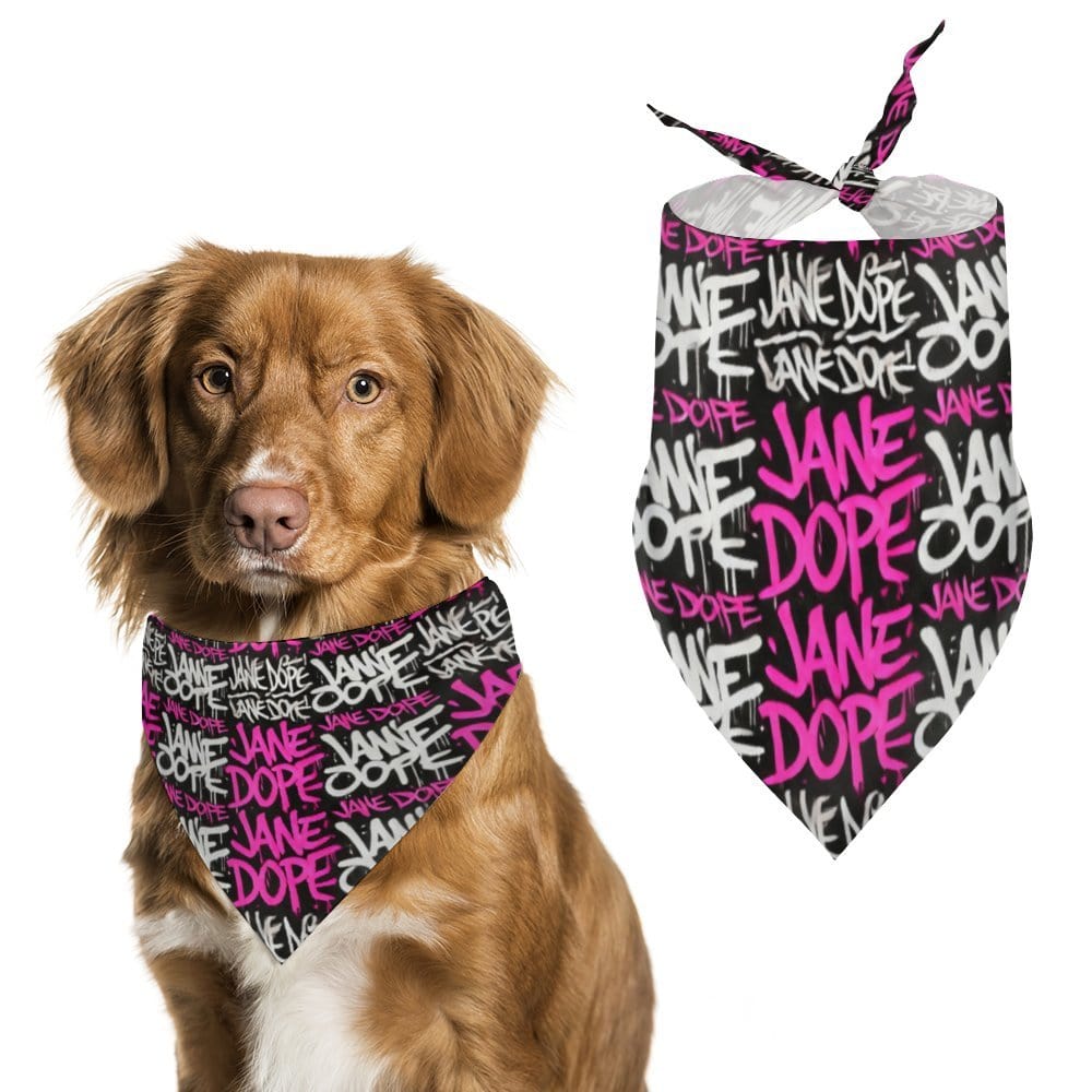 Poochie Scarf Dank! Dog Scarf Pet Scarf White One size