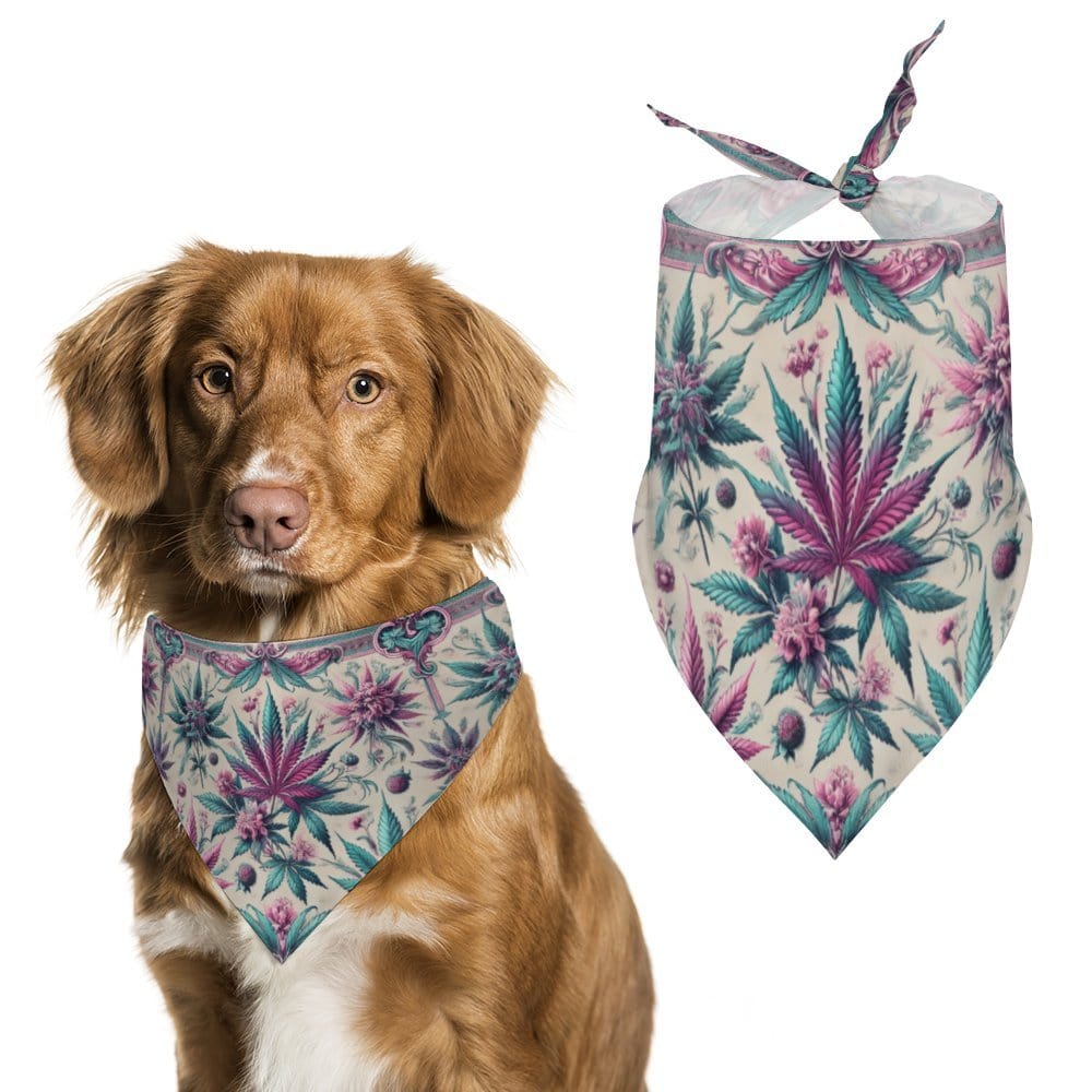 Poochie Scarf Roller Dog Scarf Pet Scarf White One size