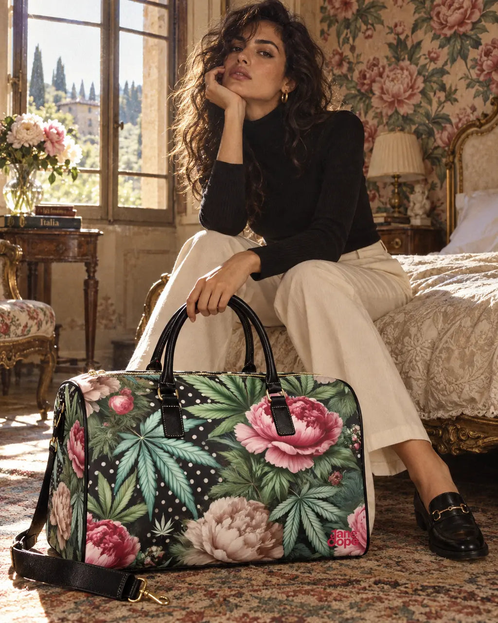 Peony & Pot XL Lux Bag Artsadd