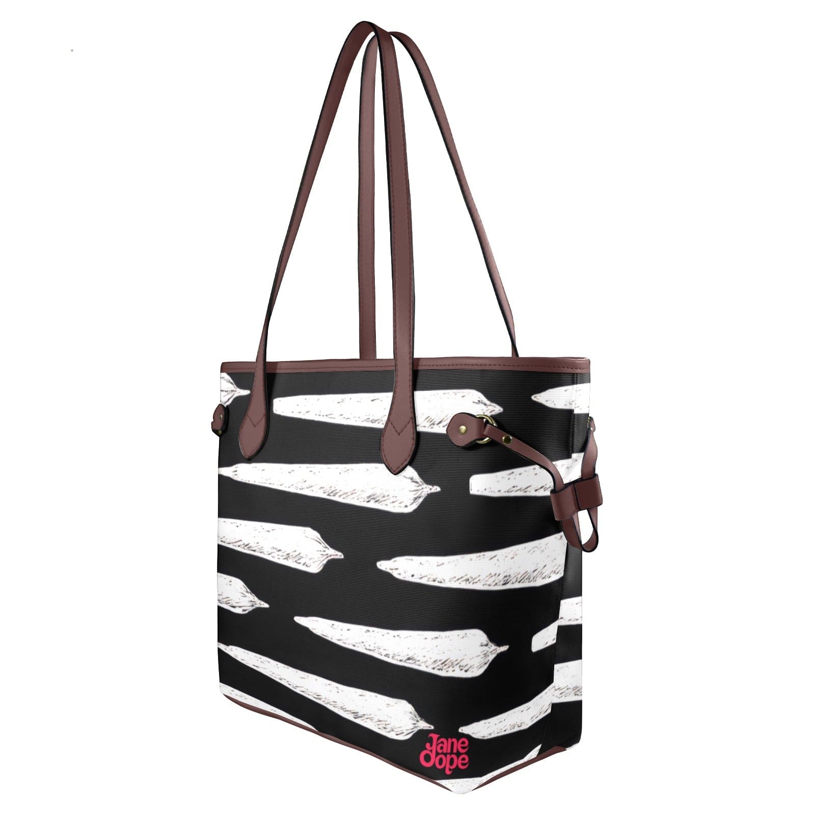 Pre Roll Canvas Bag — back view showing full print