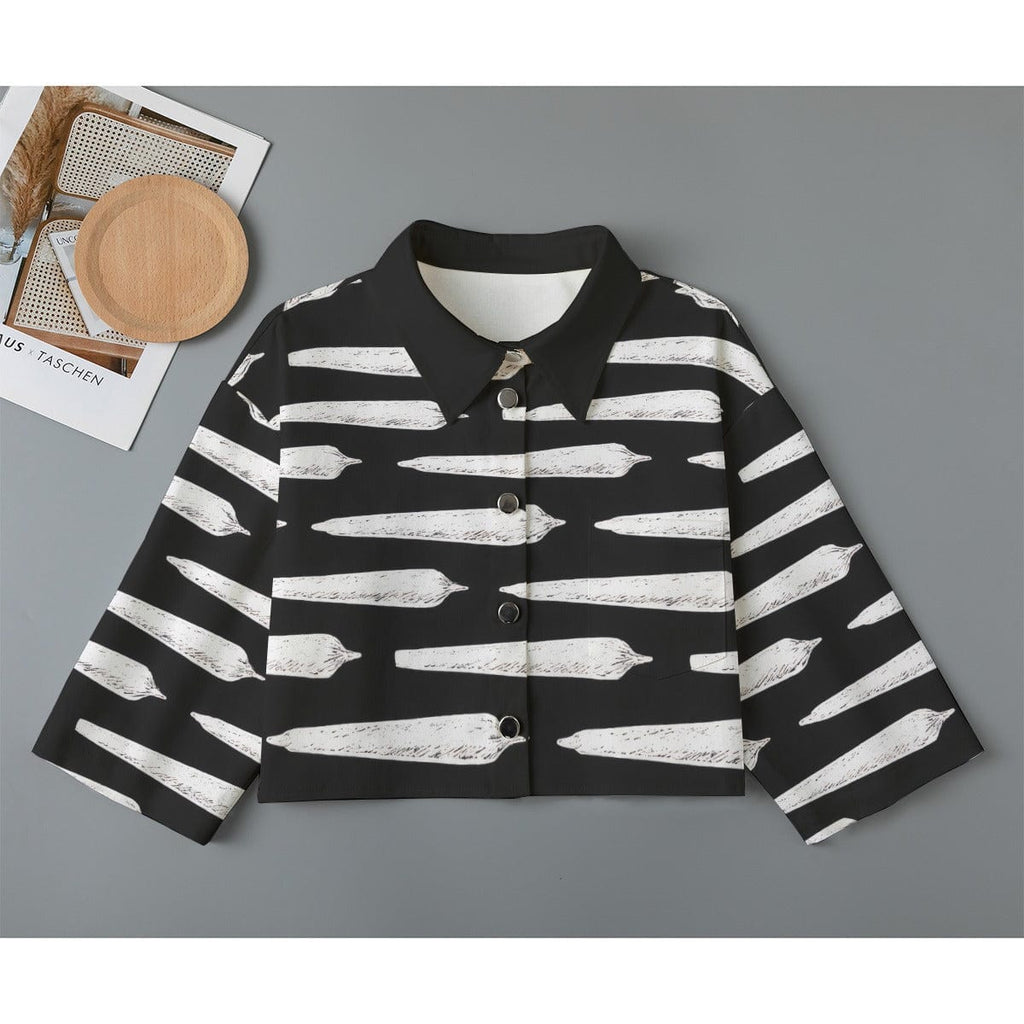 Pre-Roll Cropped Jacket — front view showing cropped silhouette