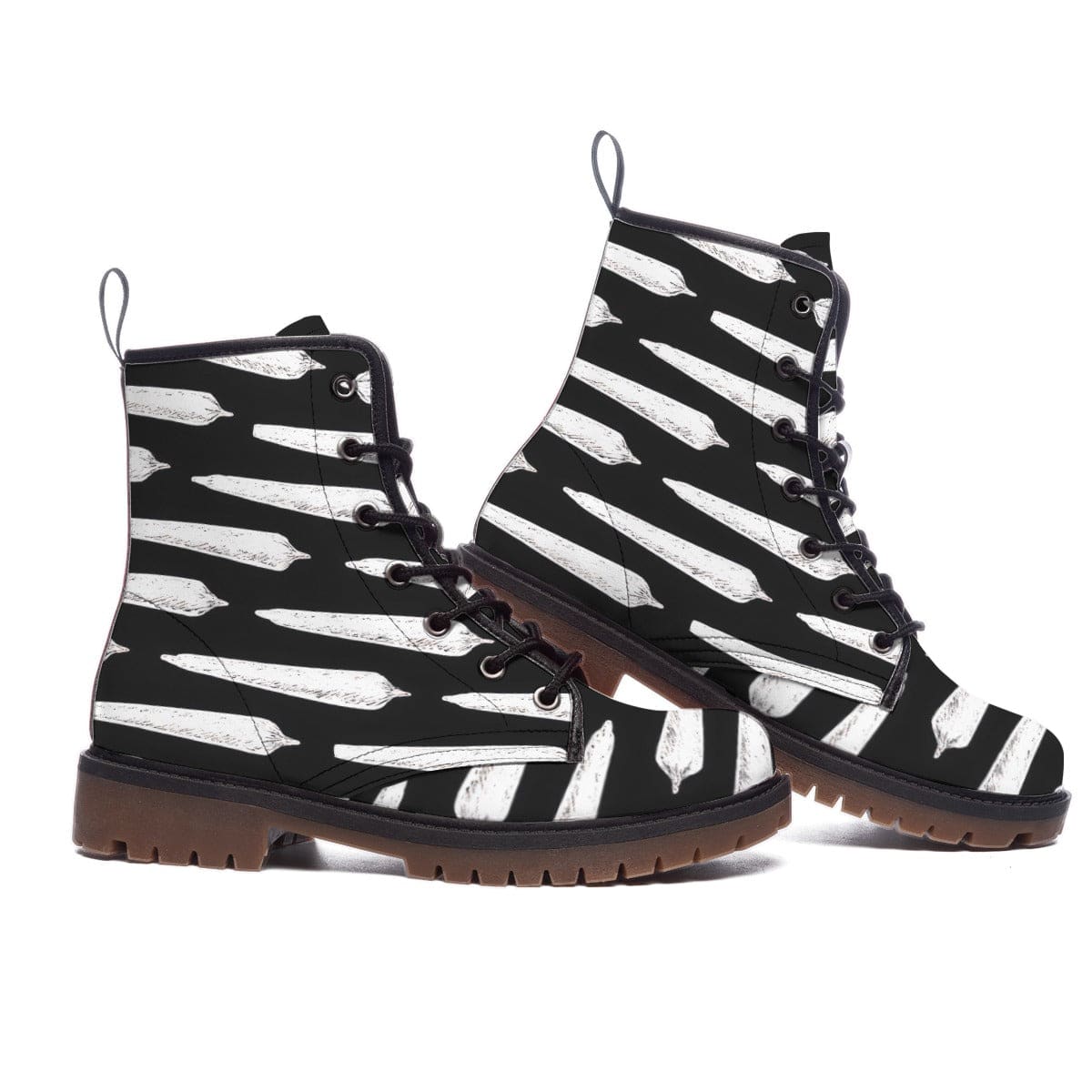 Pre Roll Dope Martin Boots — side profile view