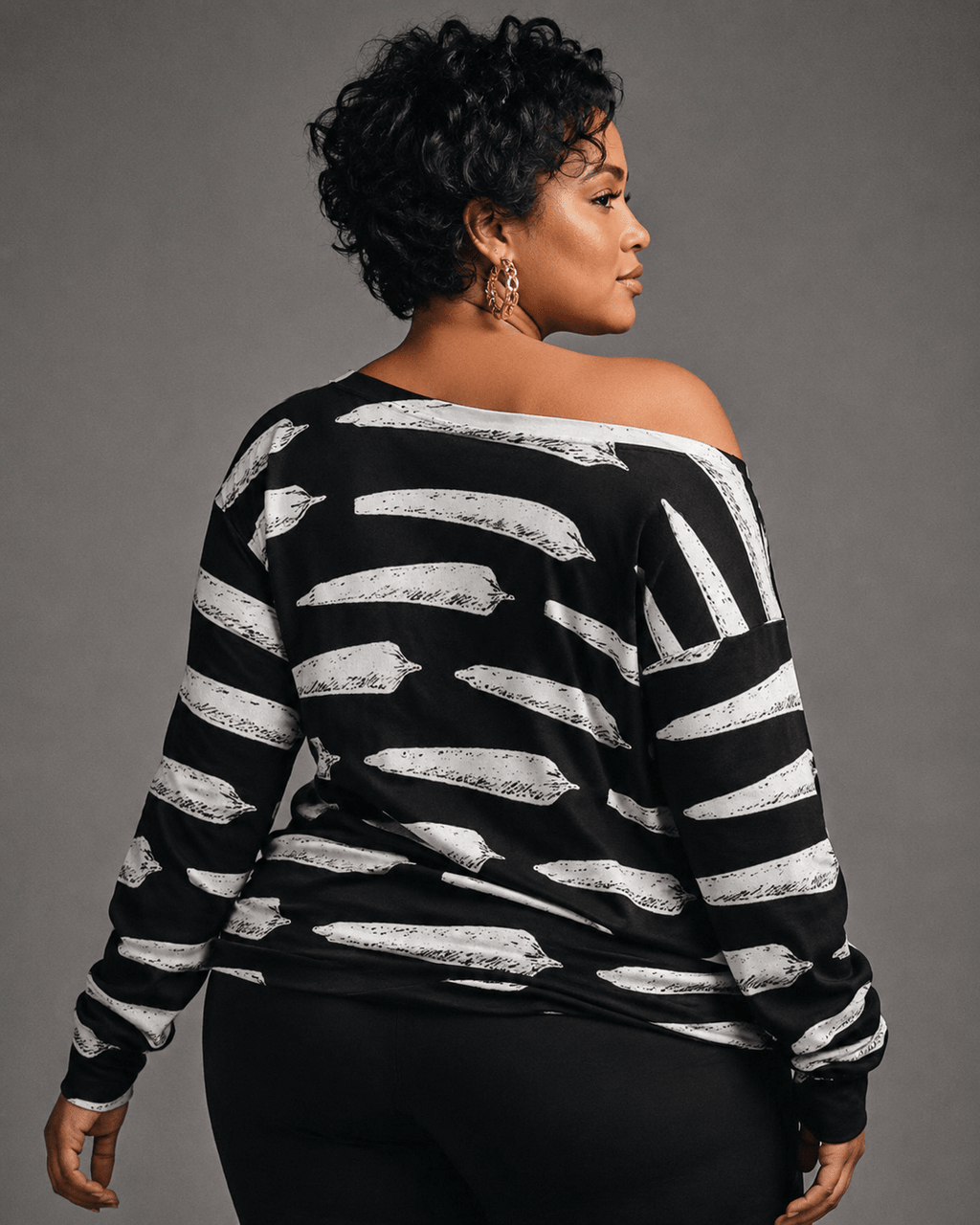Pre Roll Off the Shoulder Sweatshirt Artsadd
