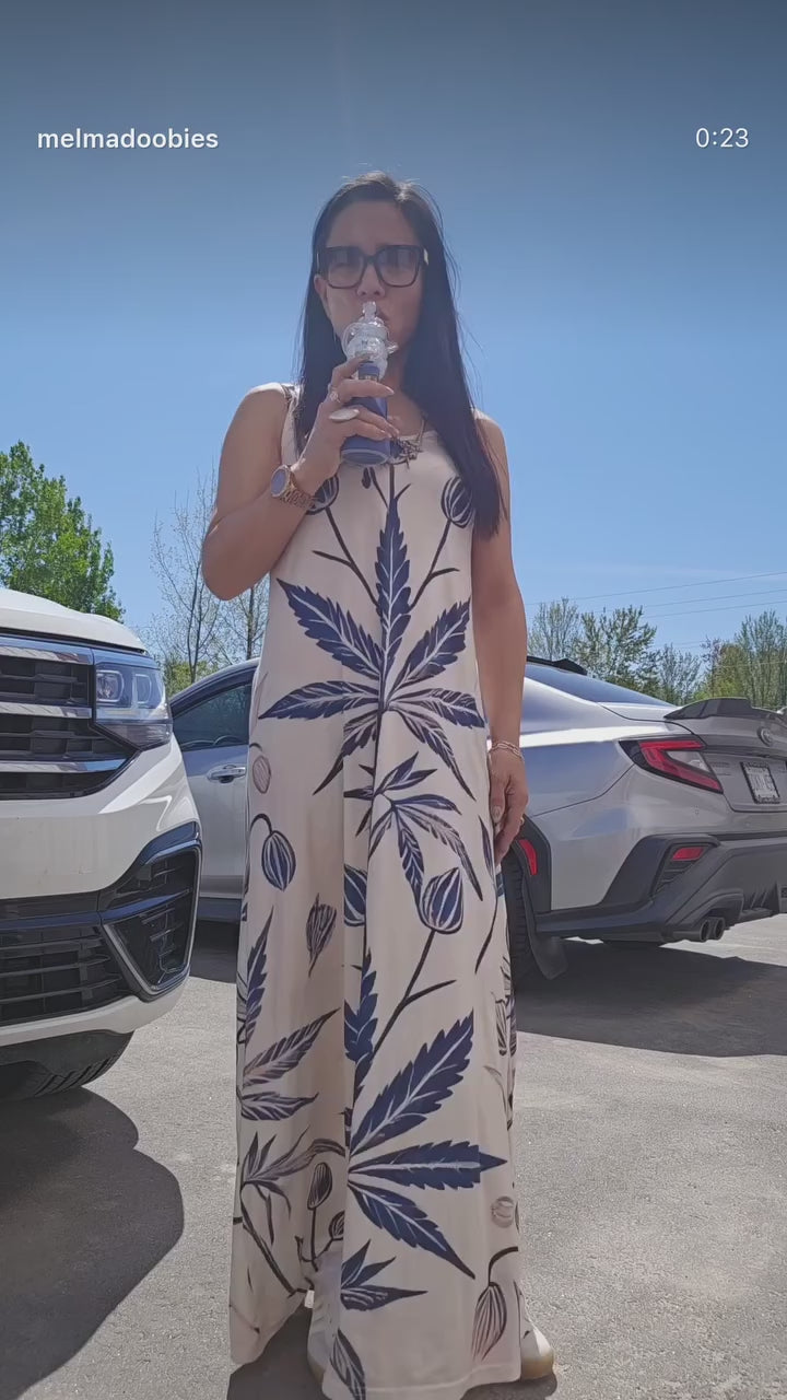 Soft Sativa Long Sleeveless Dress