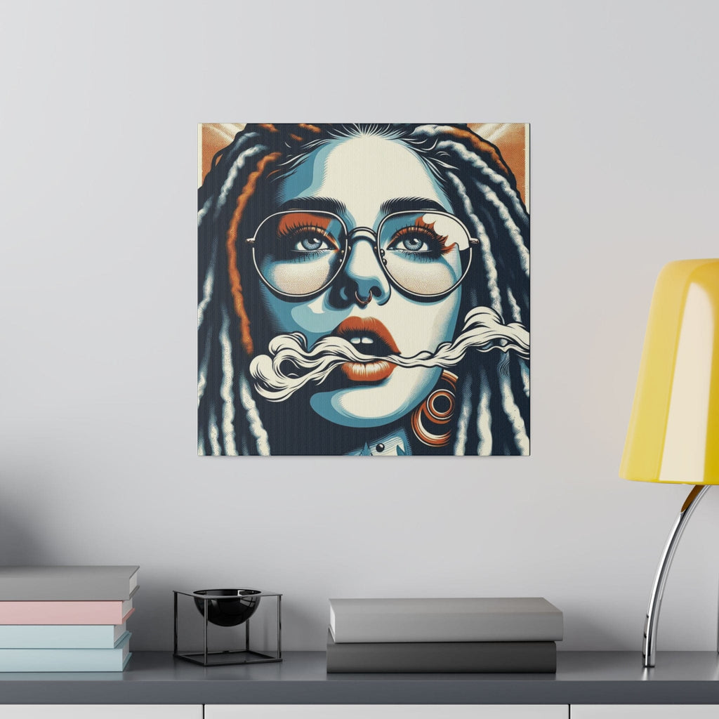 Abi Roach on Stretched Canvas 14" x 14" 0.75'' Canvas