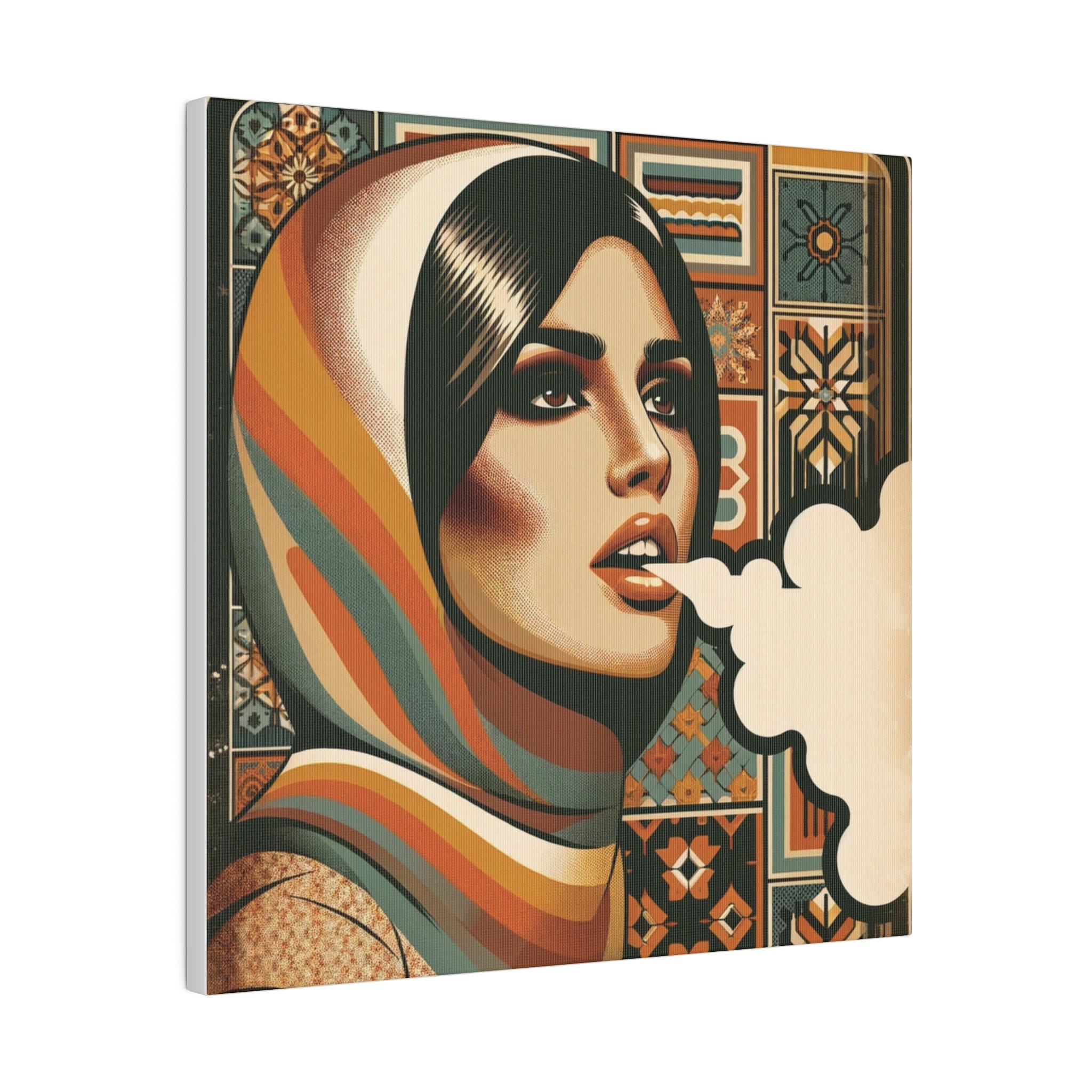 Qawyah on Stretched Canvas Canvas