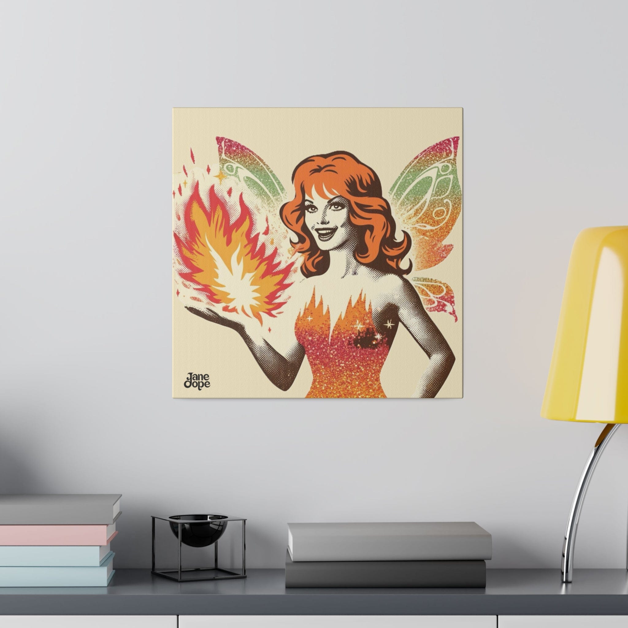 Tracy Curley on Stretched Canvas 14" x 14" 0.75'' Canvas