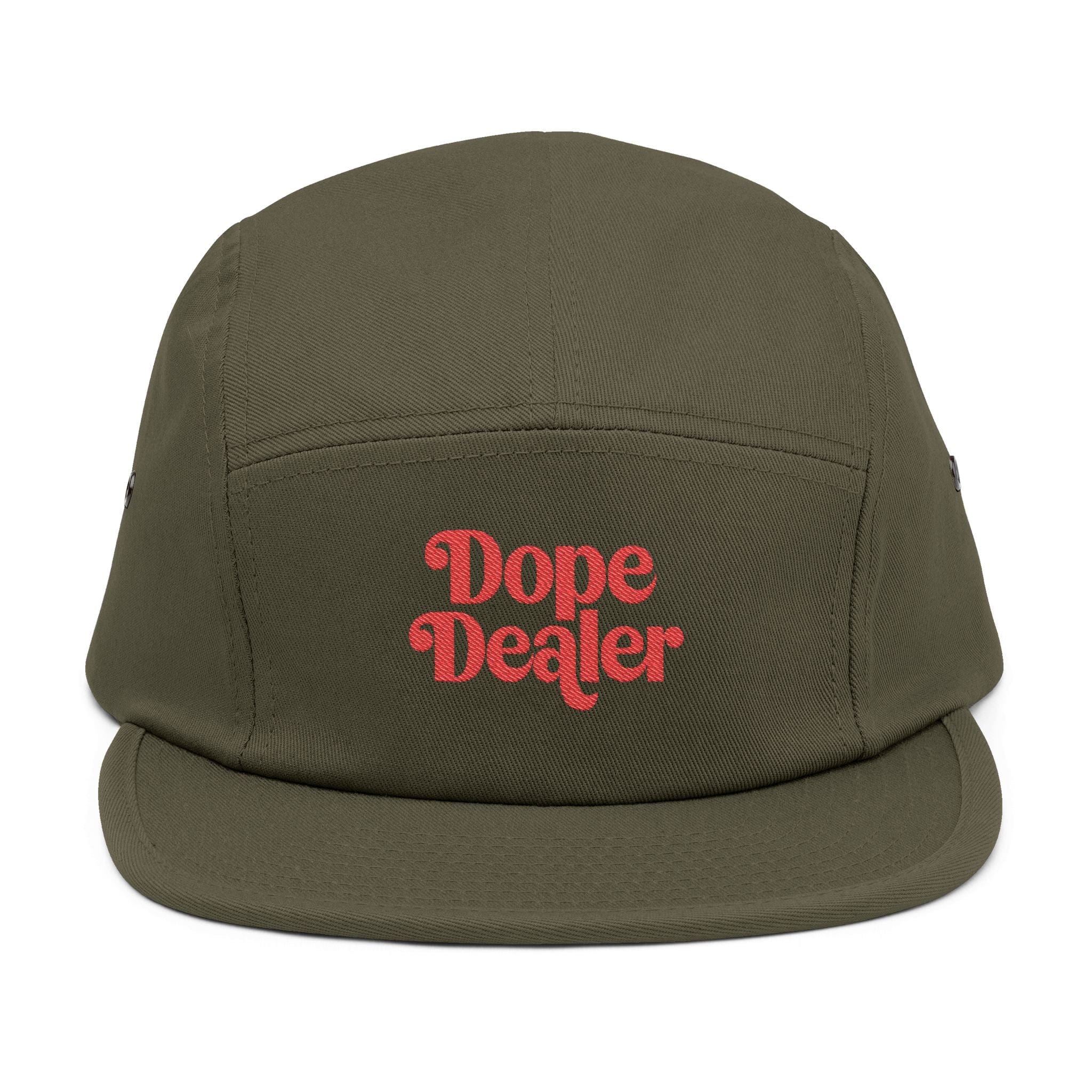 Dope Dealer 5 Panel Cap LIMITED EDITION One size Olive Hats