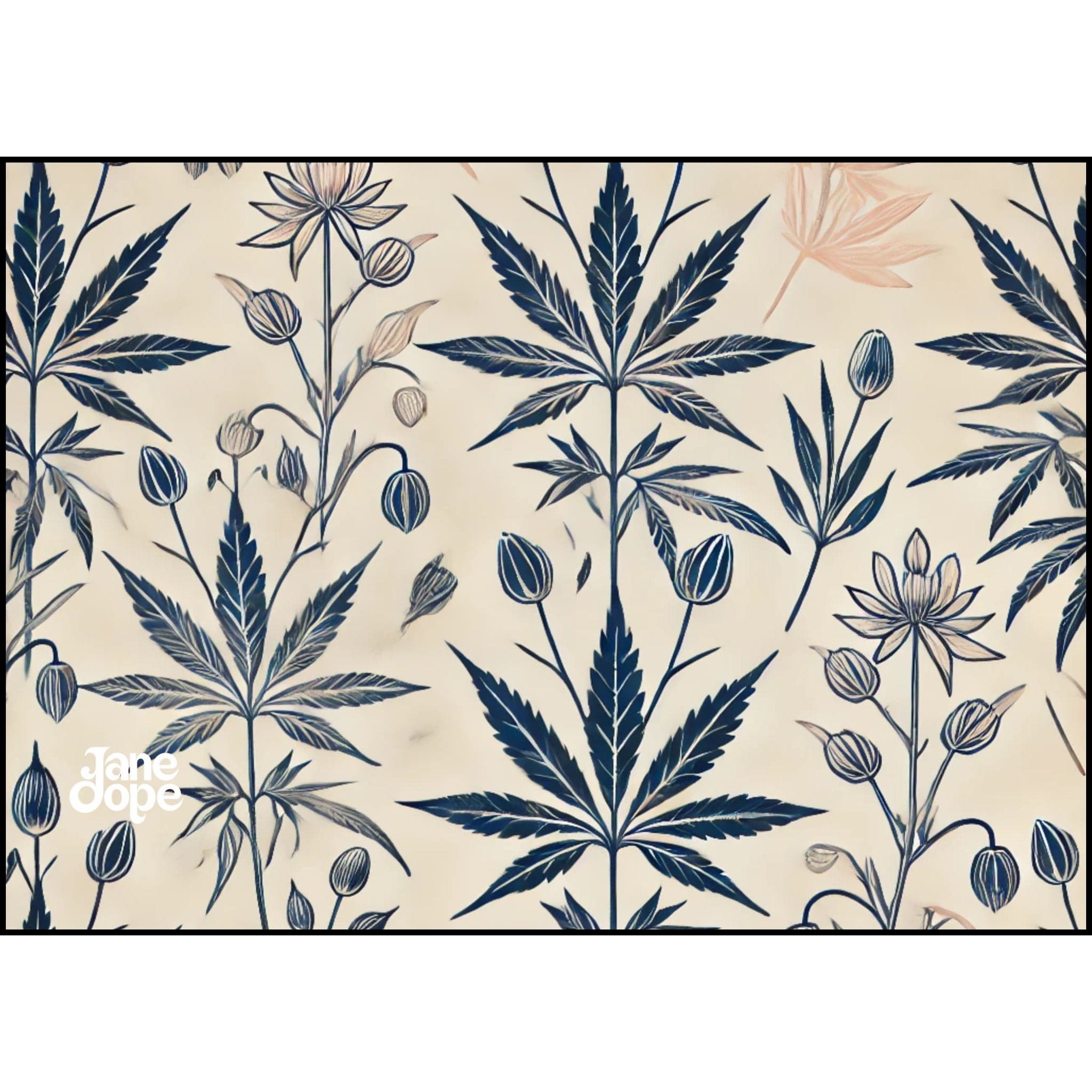 Woven Blanket - Soft Sativa Boho Her B Print Artwork 52'' × 37'' Home Decor