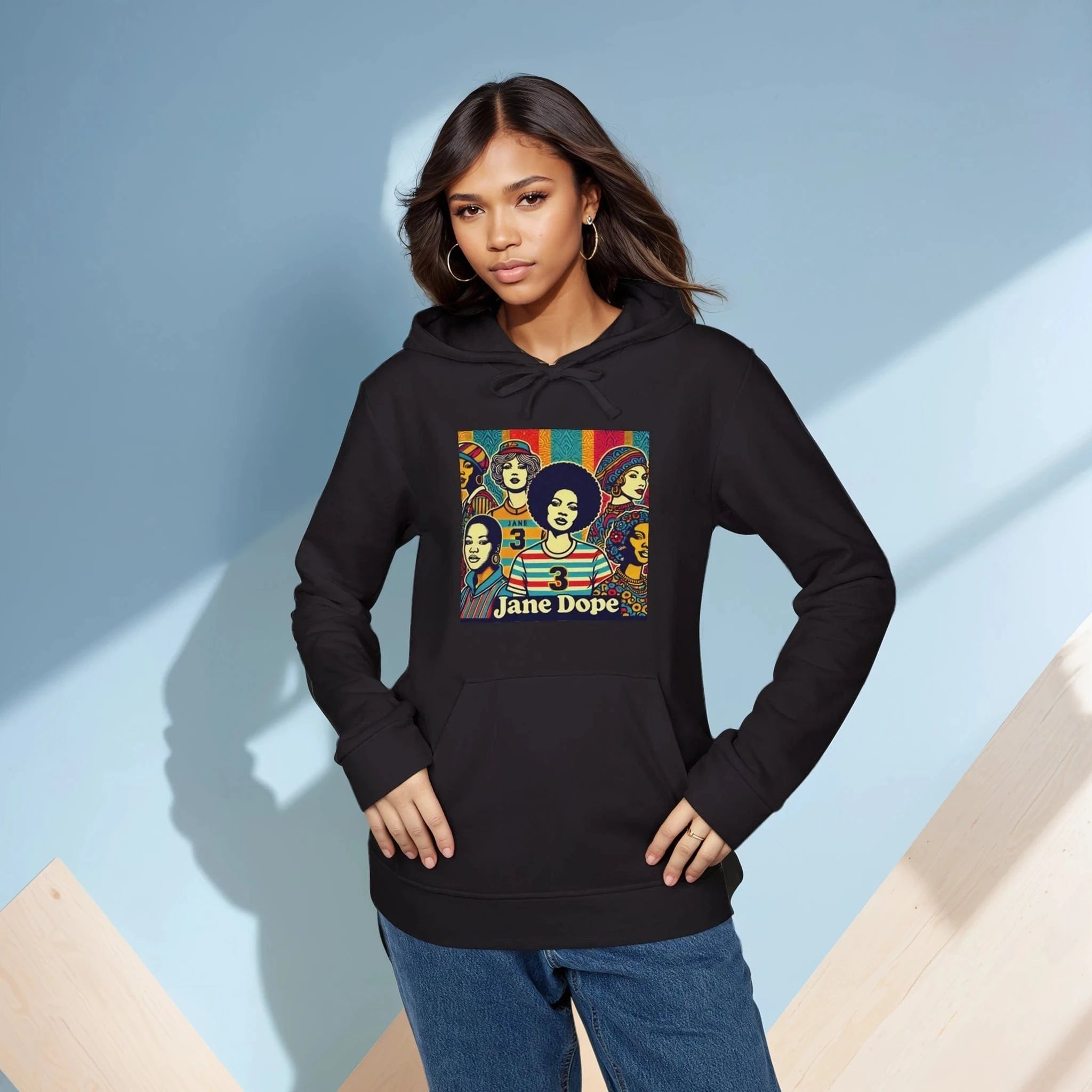 Be Dope! Jane Dope Sport Hoodie Black XS Hoodie
