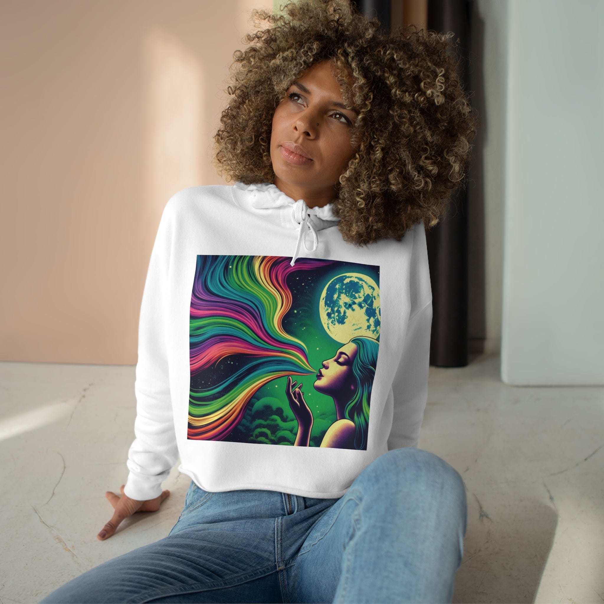 HIGH MOON Crop Hoodie Hoodie