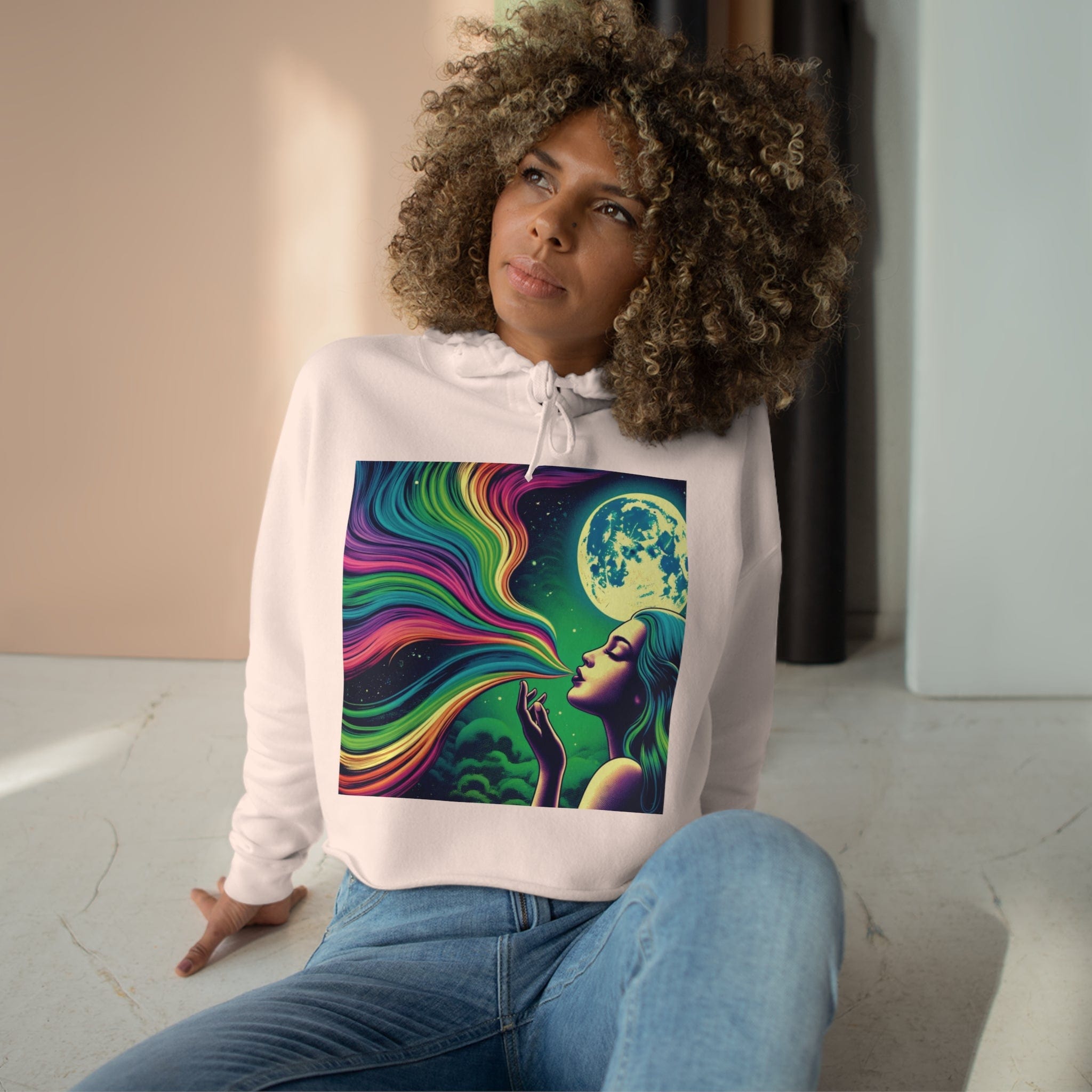 HIGH MOON Crop Hoodie Hoodie