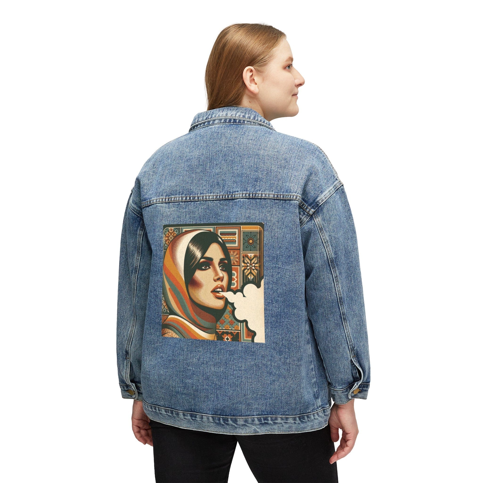 Qawyah Denim Jacket Outerwear