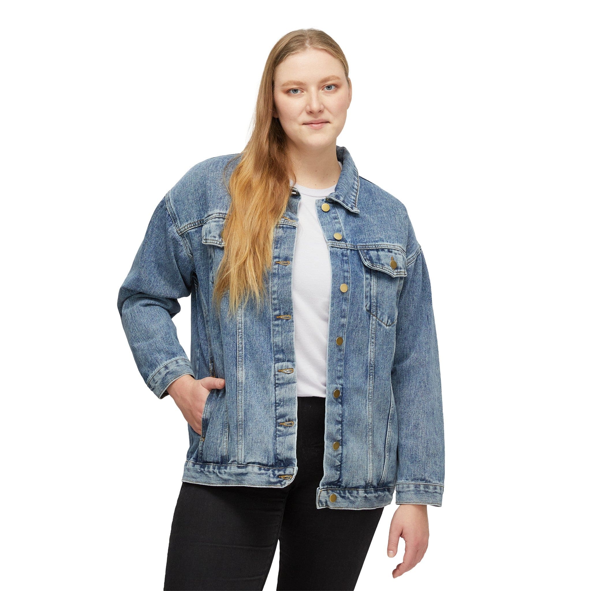 Qawyah Denim Jacket Outerwear