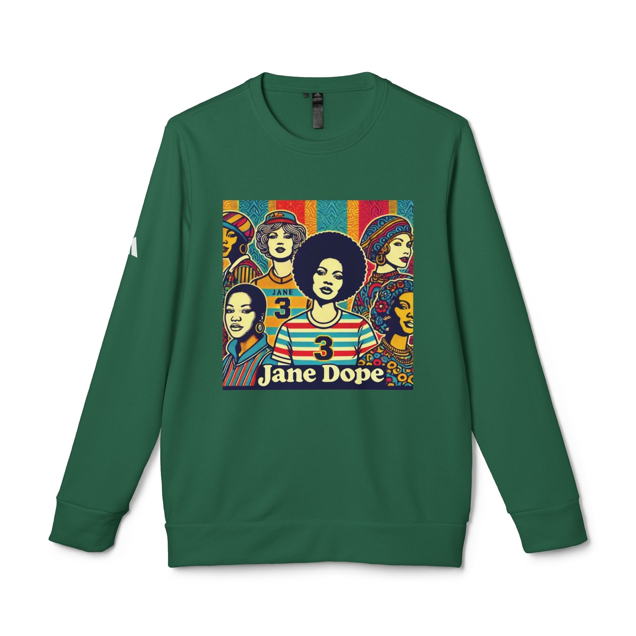 Be Dope! Jane Dope Sport Unisex Crewneck Collegiate Green Sweatshirt