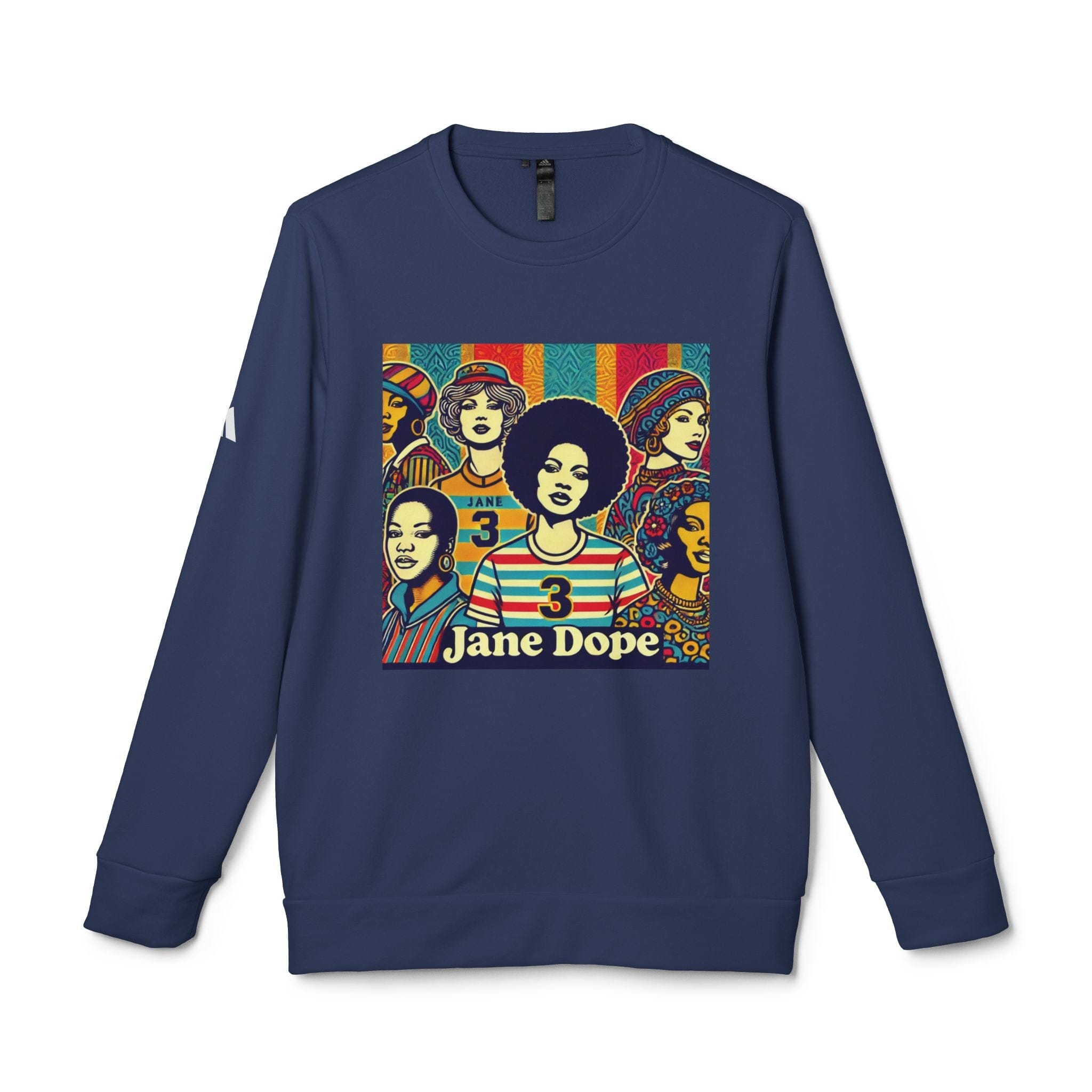 Be Dope! Jane Dope Sport Unisex Crewneck Collegiate Navy Sweatshirt