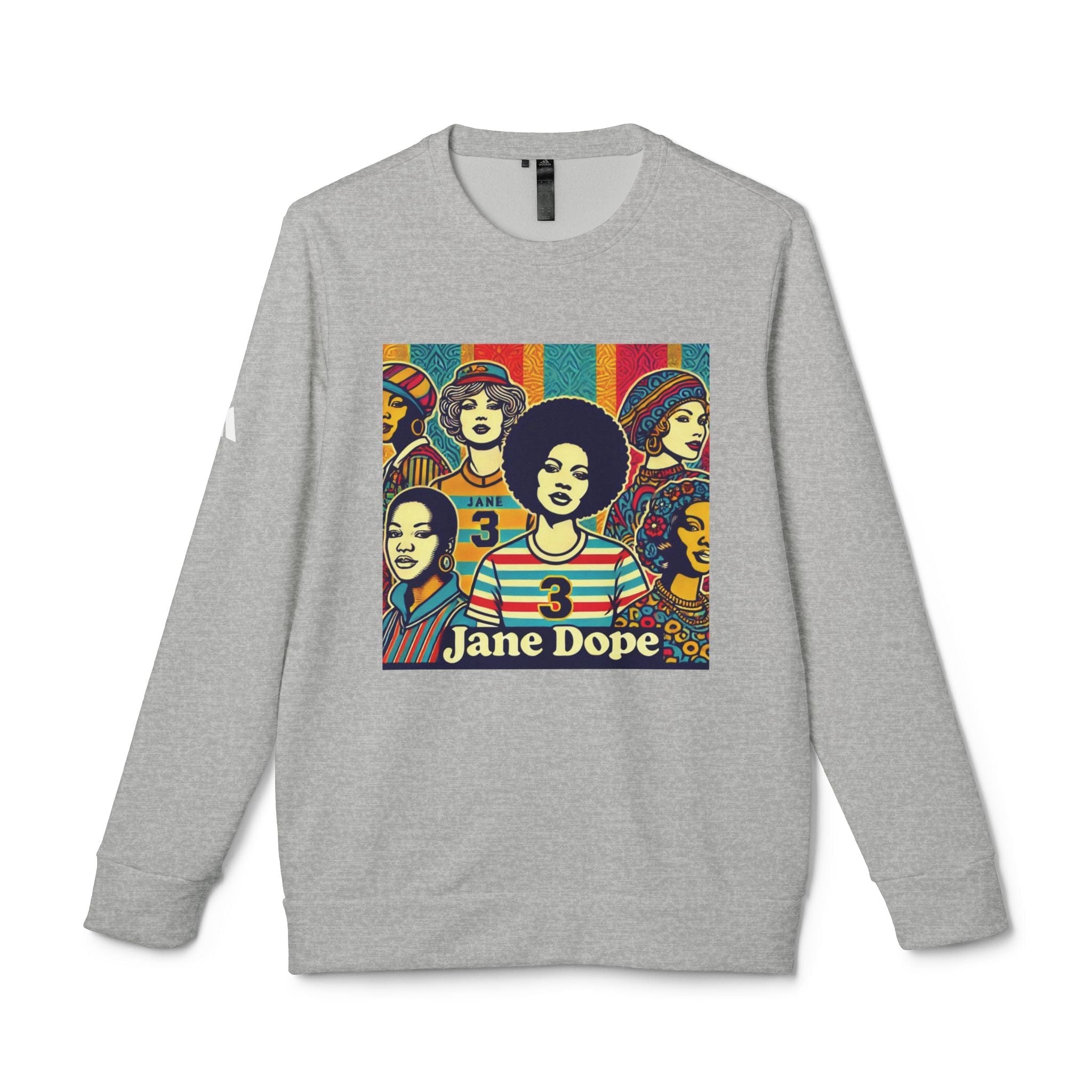 Be Dope! Jane Dope Sport Unisex Crewneck Grey Heather Sweatshirt