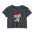 High AF Crop Top Antique Denim T-Shirt
