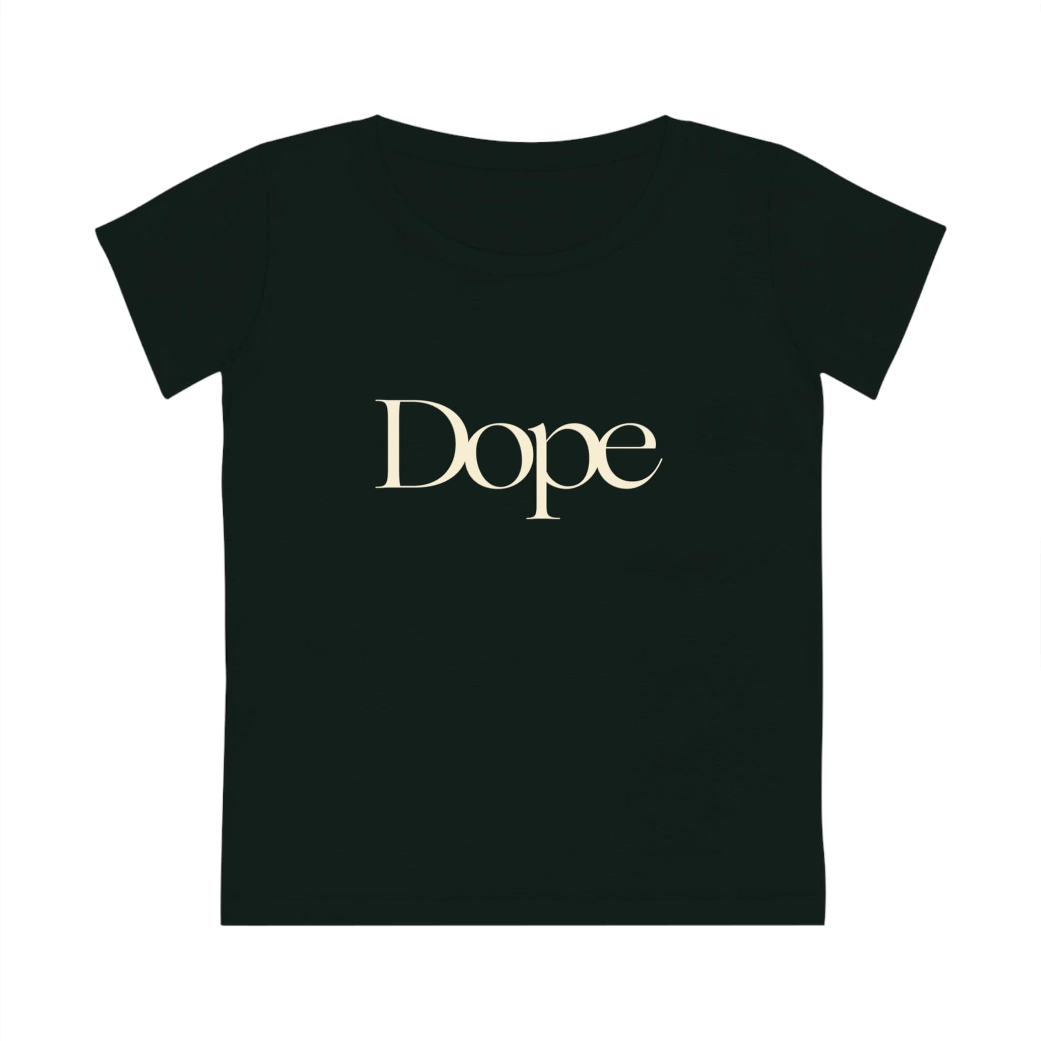Dope Organic Cotton Women's T Black T-Shirt