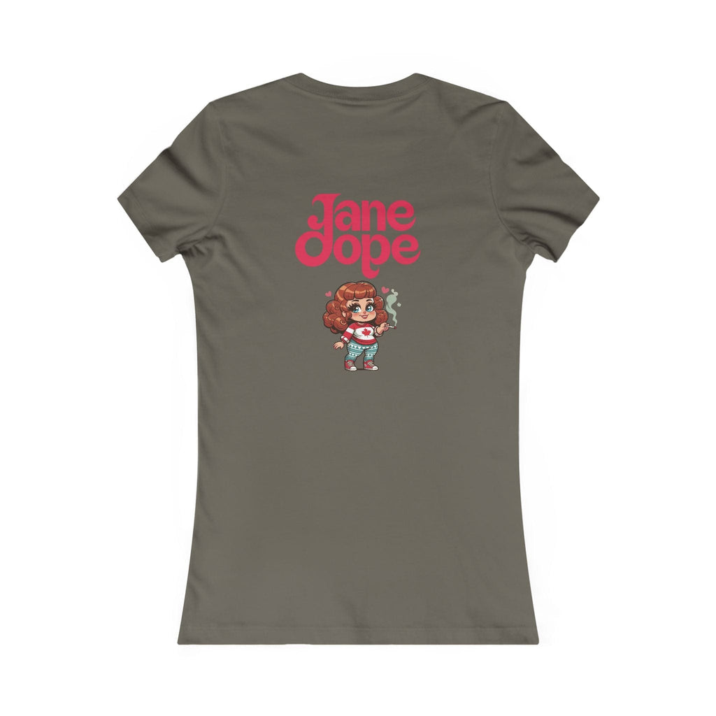 Canadian Stoner Girl Favourite Tee T-Shirt