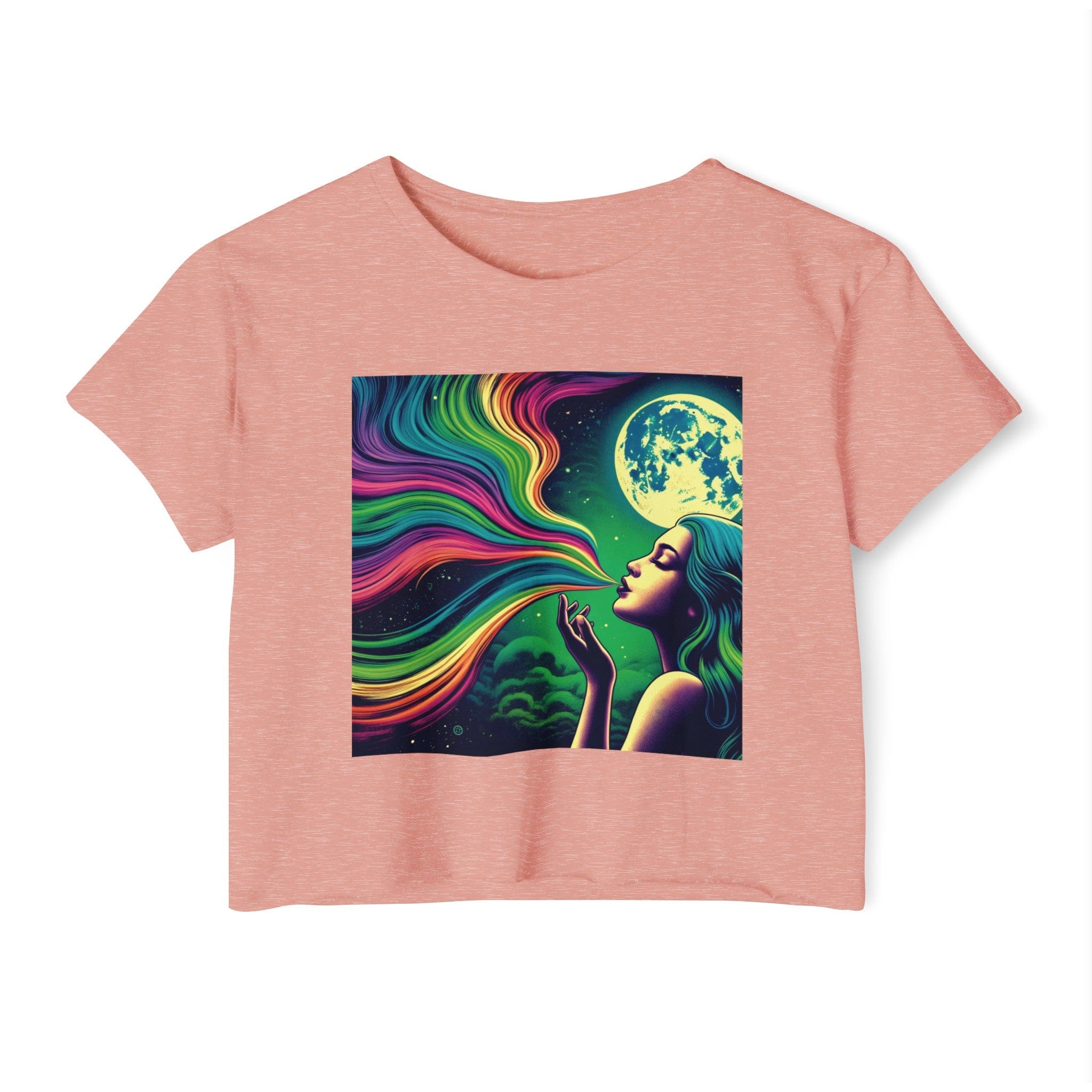 HIGH MOON Crop Top Desert Pink T-Shirt