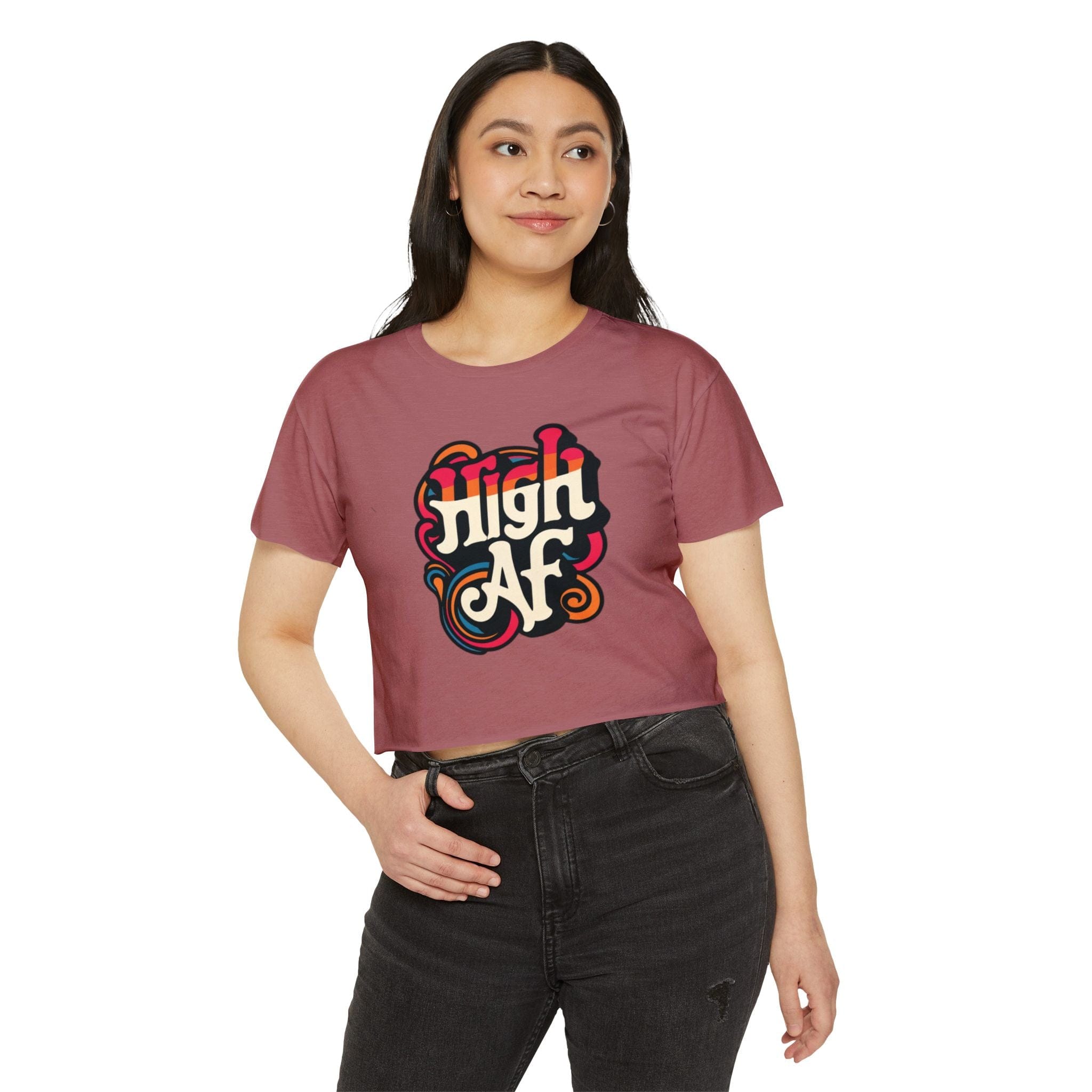 High AF Crop Top T-Shirt