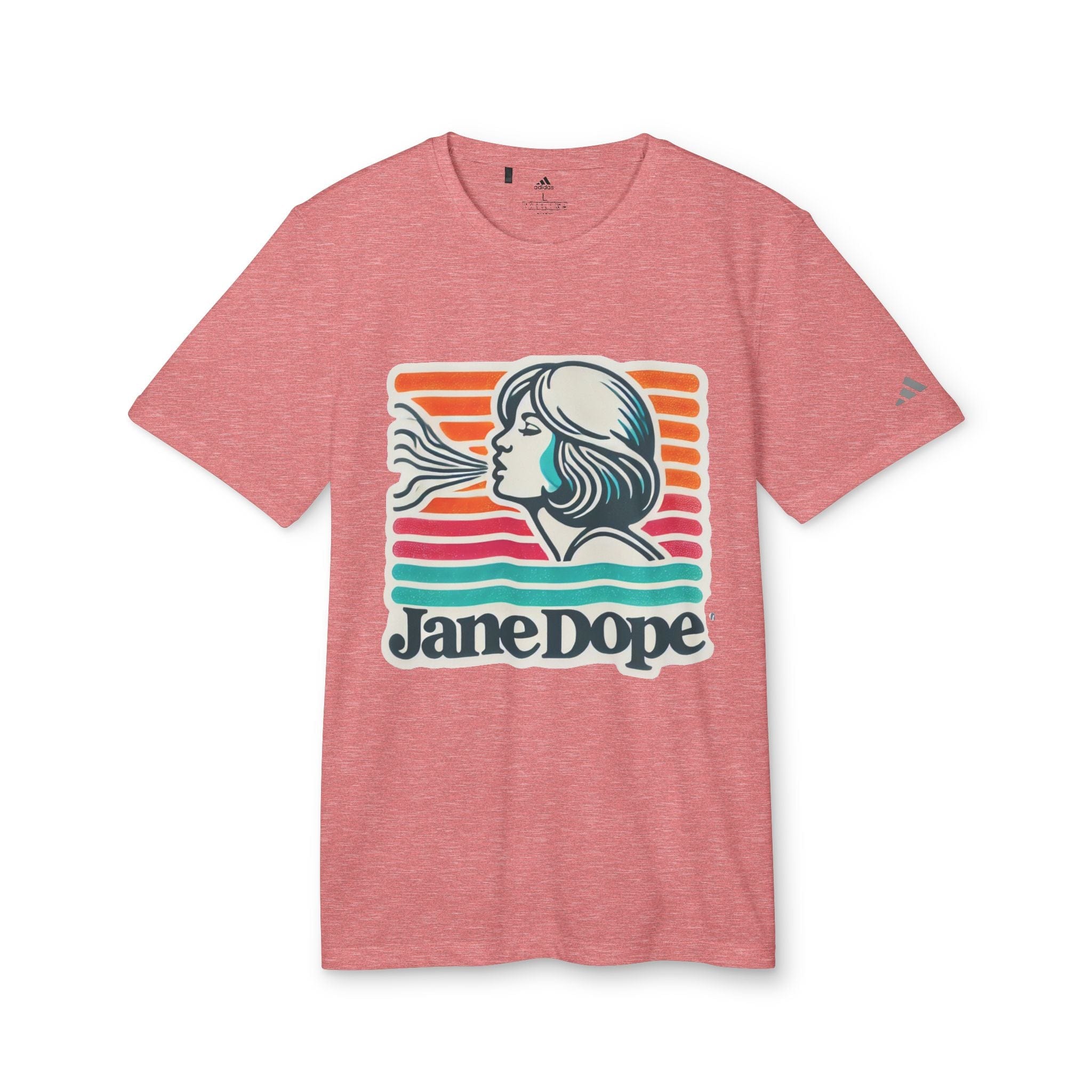 Jane Dope Sport Unisex Tee Power Red Heather T-Shirt
