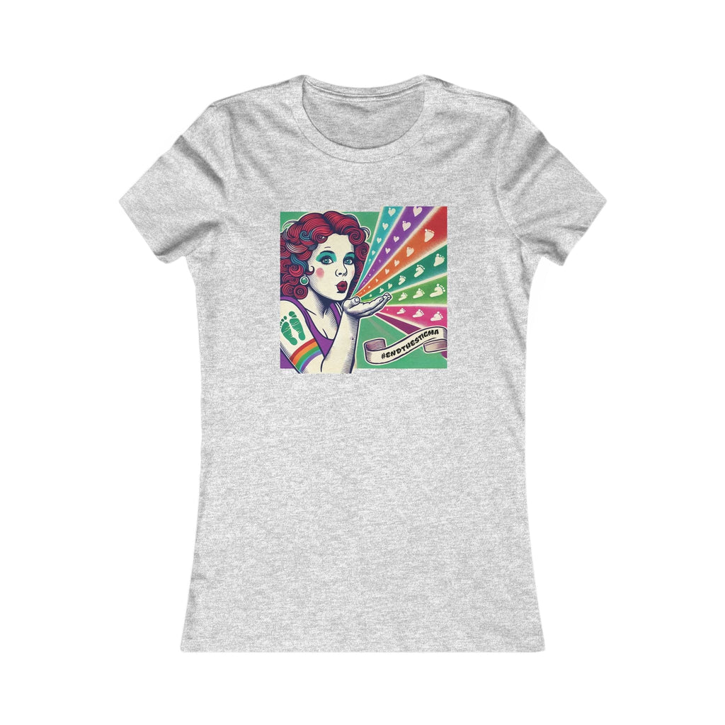 Canadian Stoner Girl Favourite Tee Athletic Heather T-Shirt