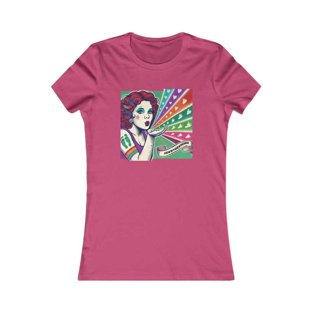 Canadian Stoner Girl Favourite Tee Berry T-Shirt