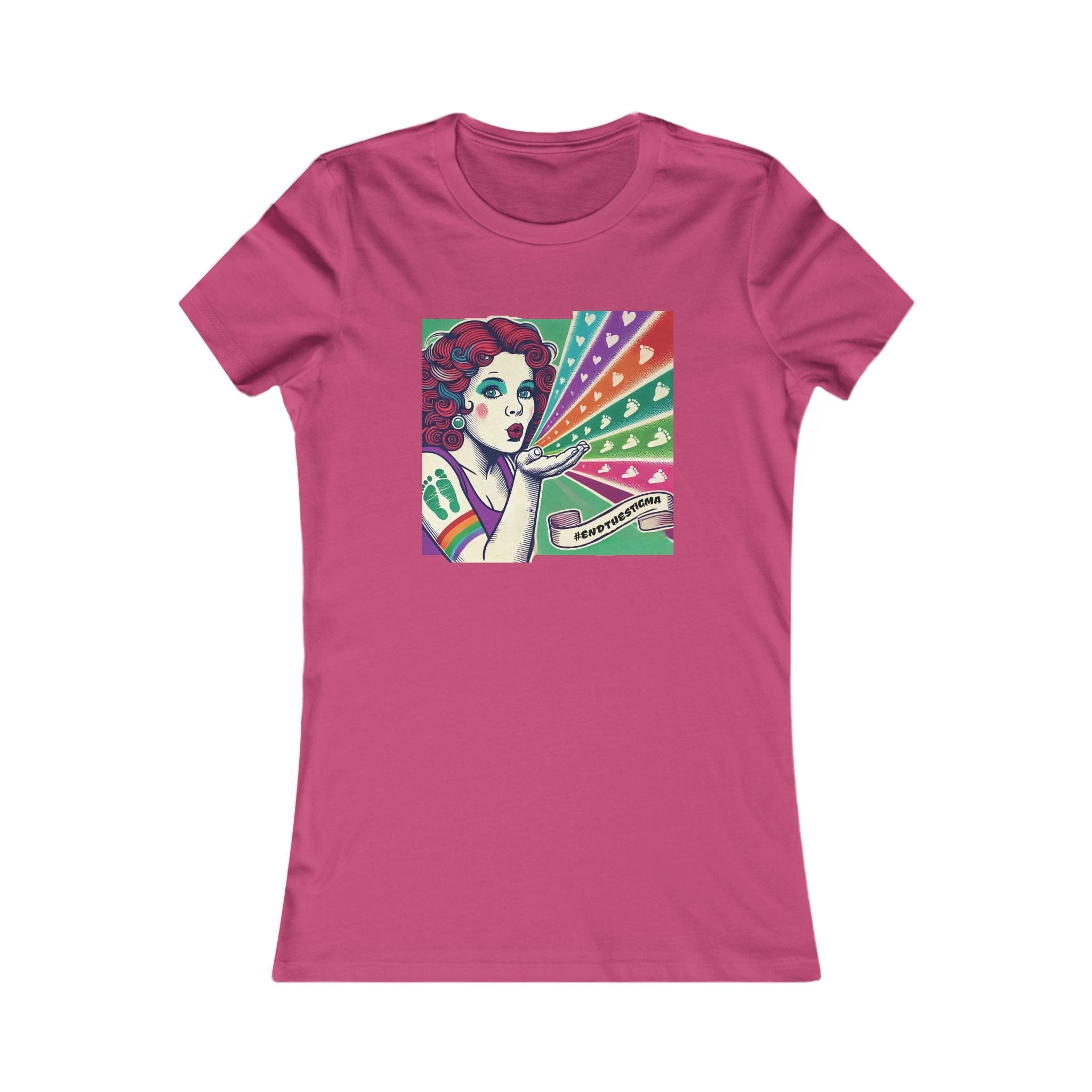 Canadian Stoner Girl Favourite Tee Berry T-Shirt