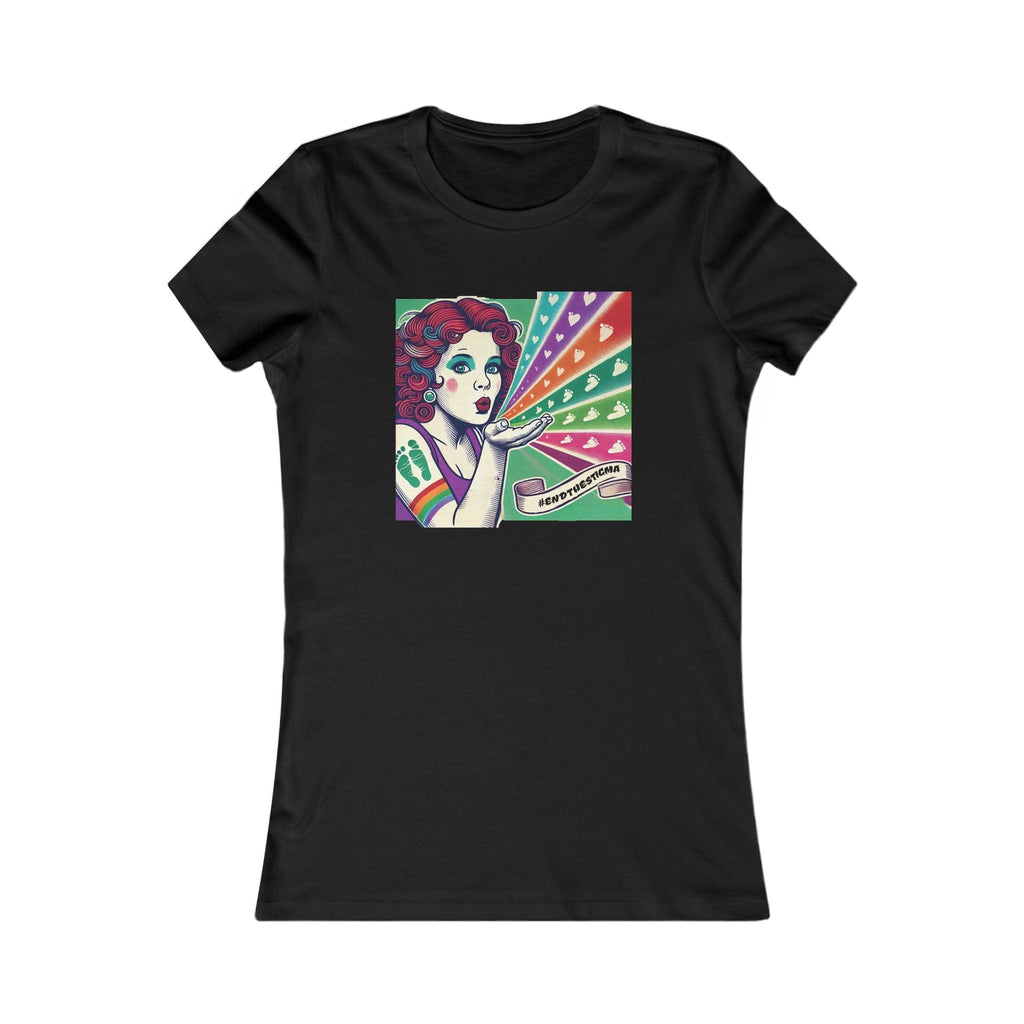 Canadian Stoner Girl Favourite Tee Black T-Shirt