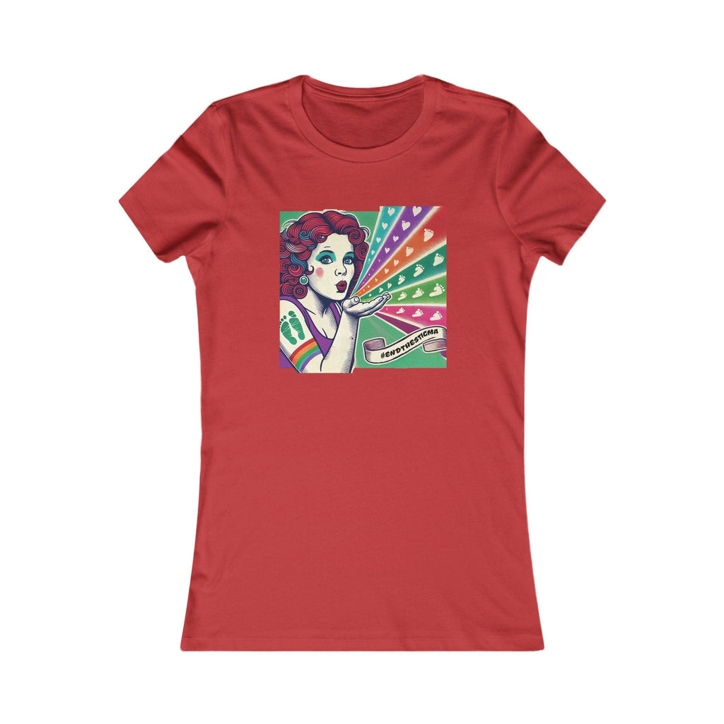 Canadian Stoner Girl Favourite Tee Red T-Shirt