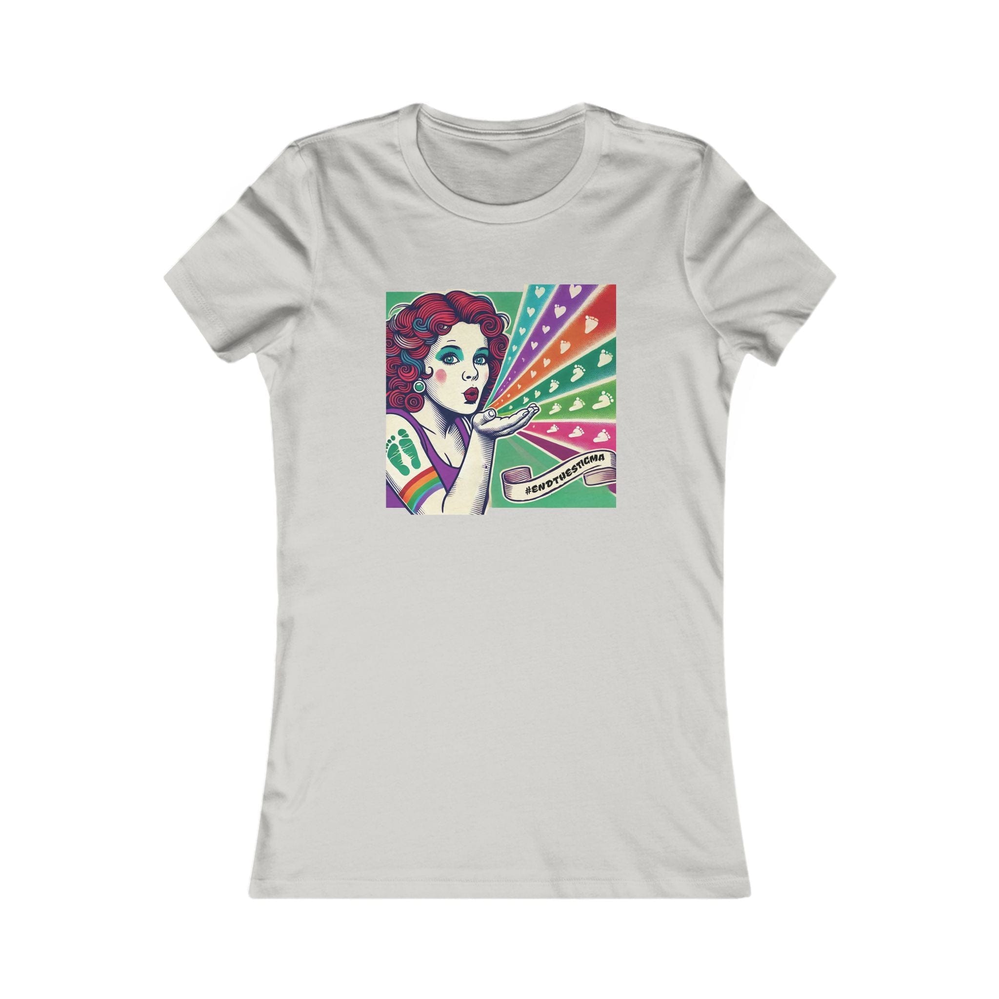 Canadian Stoner Girl Favourite Tee Silver T-Shirt